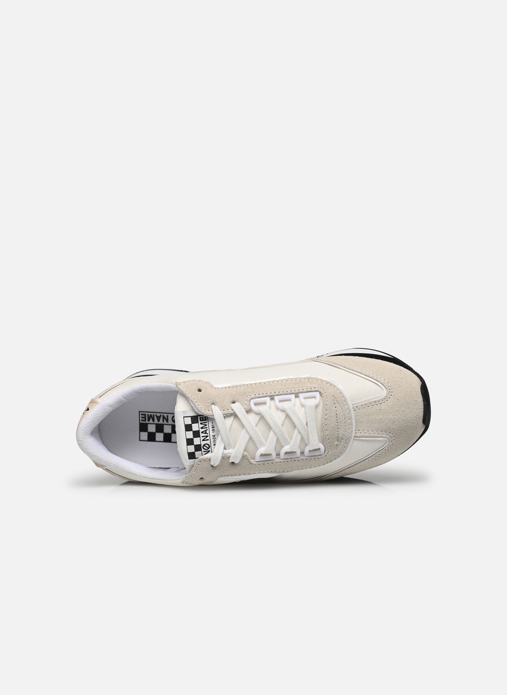 Lage sneakers BOOM JOGGER dames wit No Name Lage sneakers BOOM JOGGER dames wit WHITE/WHITE