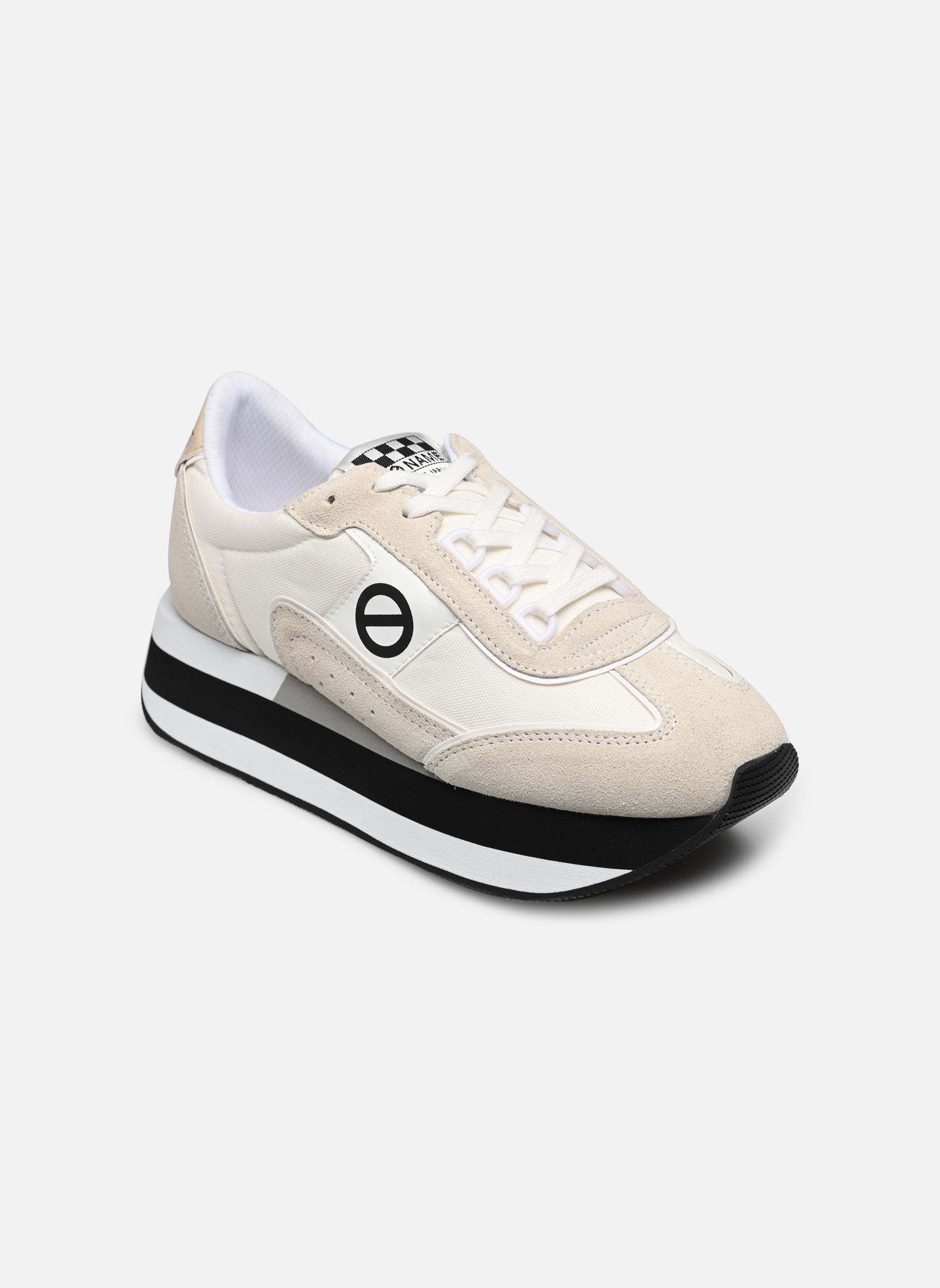 Lage sneakers BOOM JOGGER dames wit No Name Lage sneakers BOOM JOGGER dames wit WHITE/WHITE
