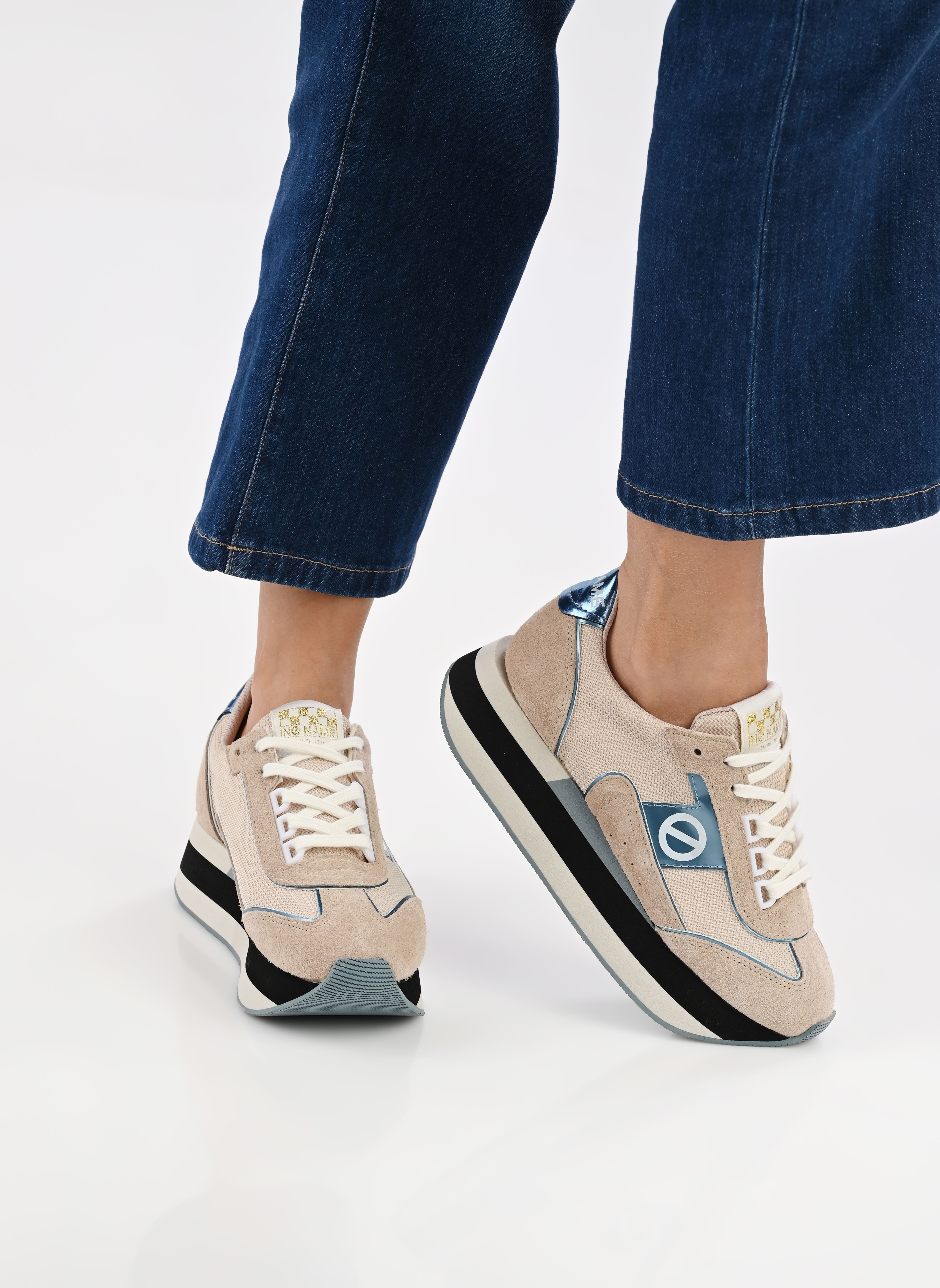 Baskets basses BOOM JOGGER femme beige No Name Baskets basses BOOM JOGGER femme beige NUDE/BEIGE