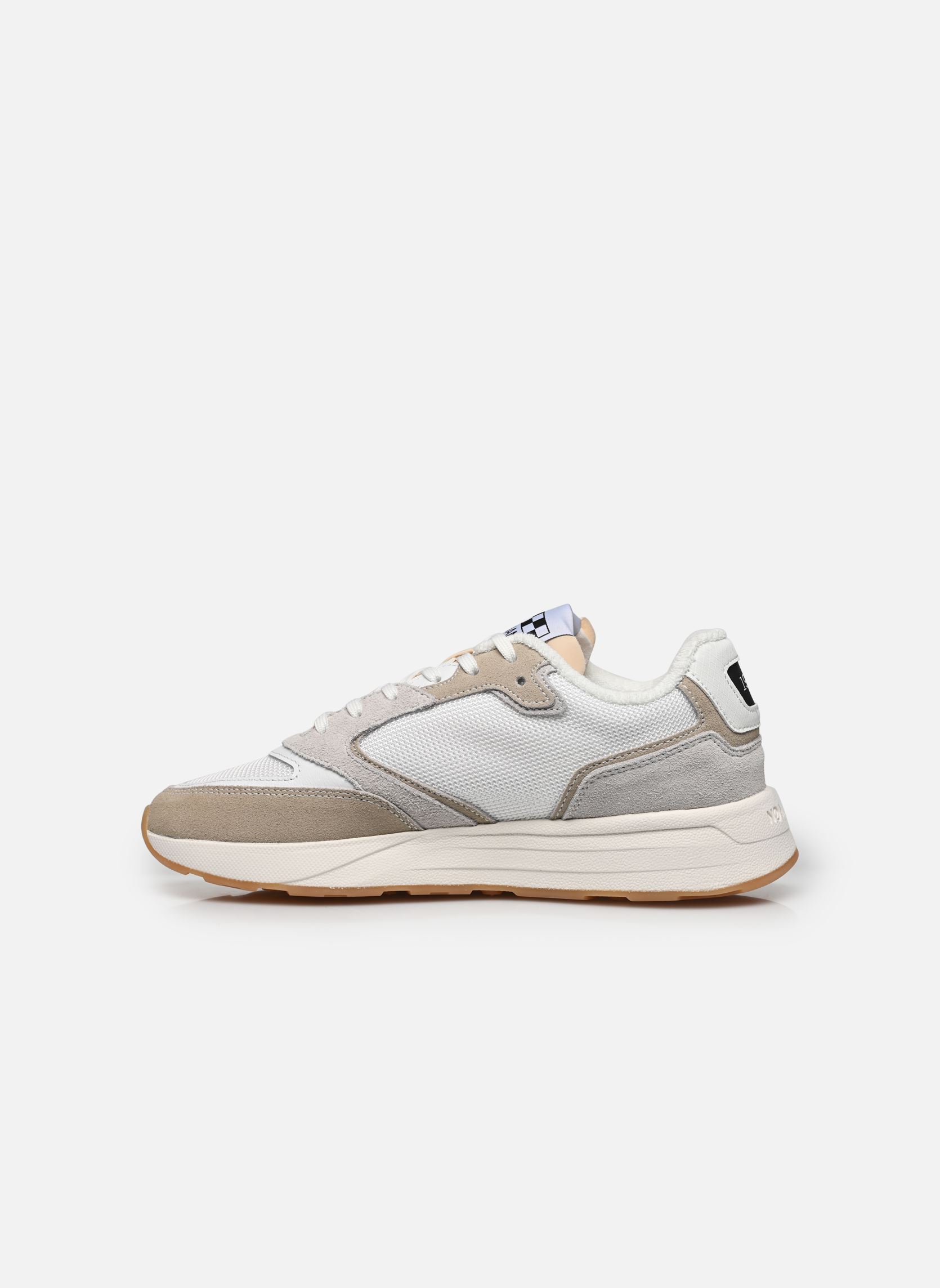 Baskets toile POWER JOGGER femme blanc No Name Baskets toile POWER JOGGER femme blanc DOVE/WHITE/BLACK