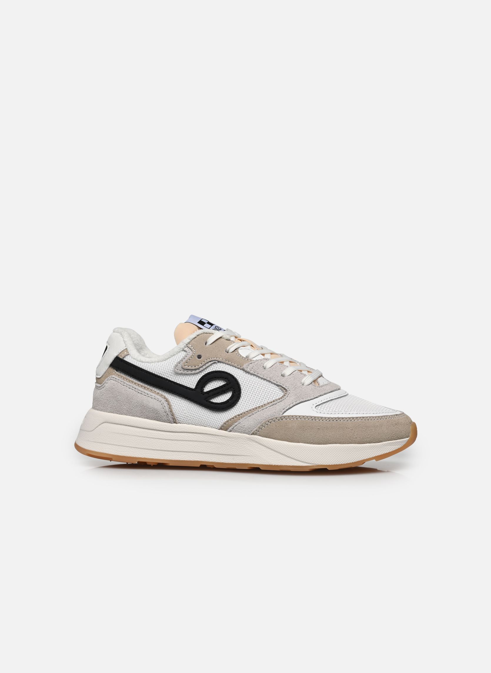 Baskets toile POWER JOGGER femme blanc No Name Baskets toile POWER JOGGER femme blanc DOVE/WHITE/BLACK