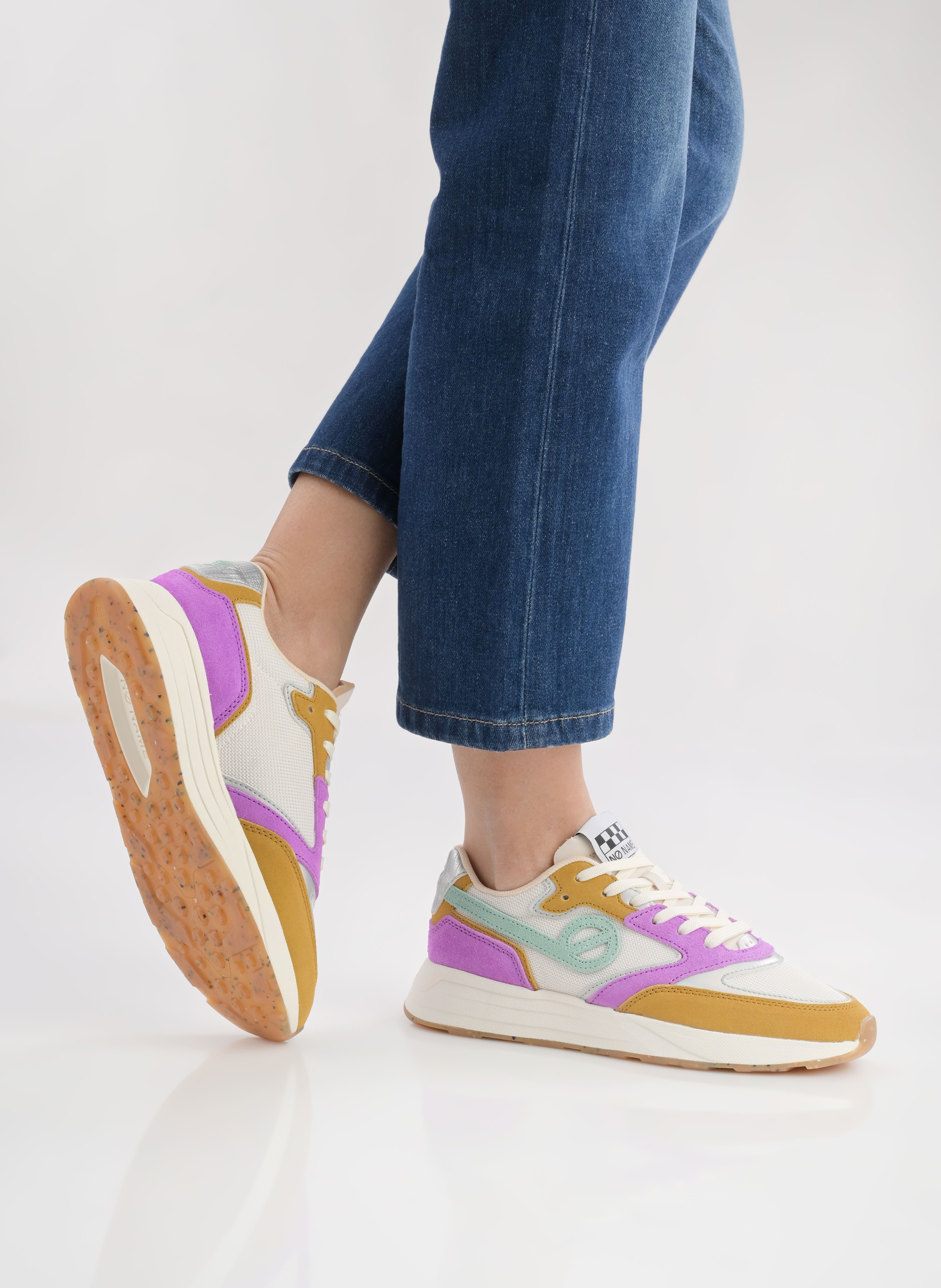 Print sneakers POWER JOGGER dames meerkleurig No Name Print sneakers POWER JOGGER dames meerkleurig MAIS/DOVE/LAGON