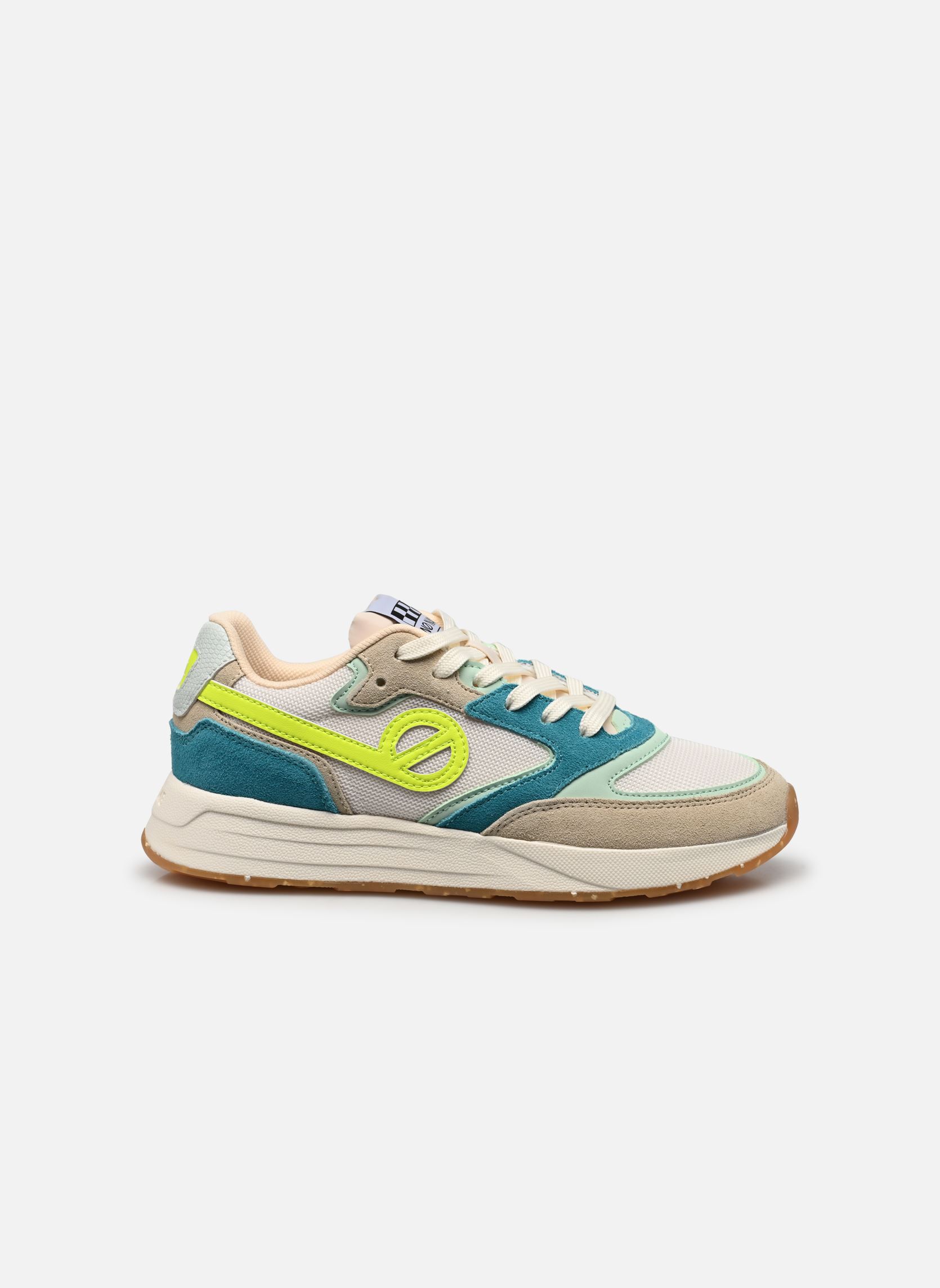 Print sneakers POWER JOGGER dames meerkleurig No Name Print sneakers POWER JOGGER dames meerkleurig DEEP/DOVE/F.YELLOW