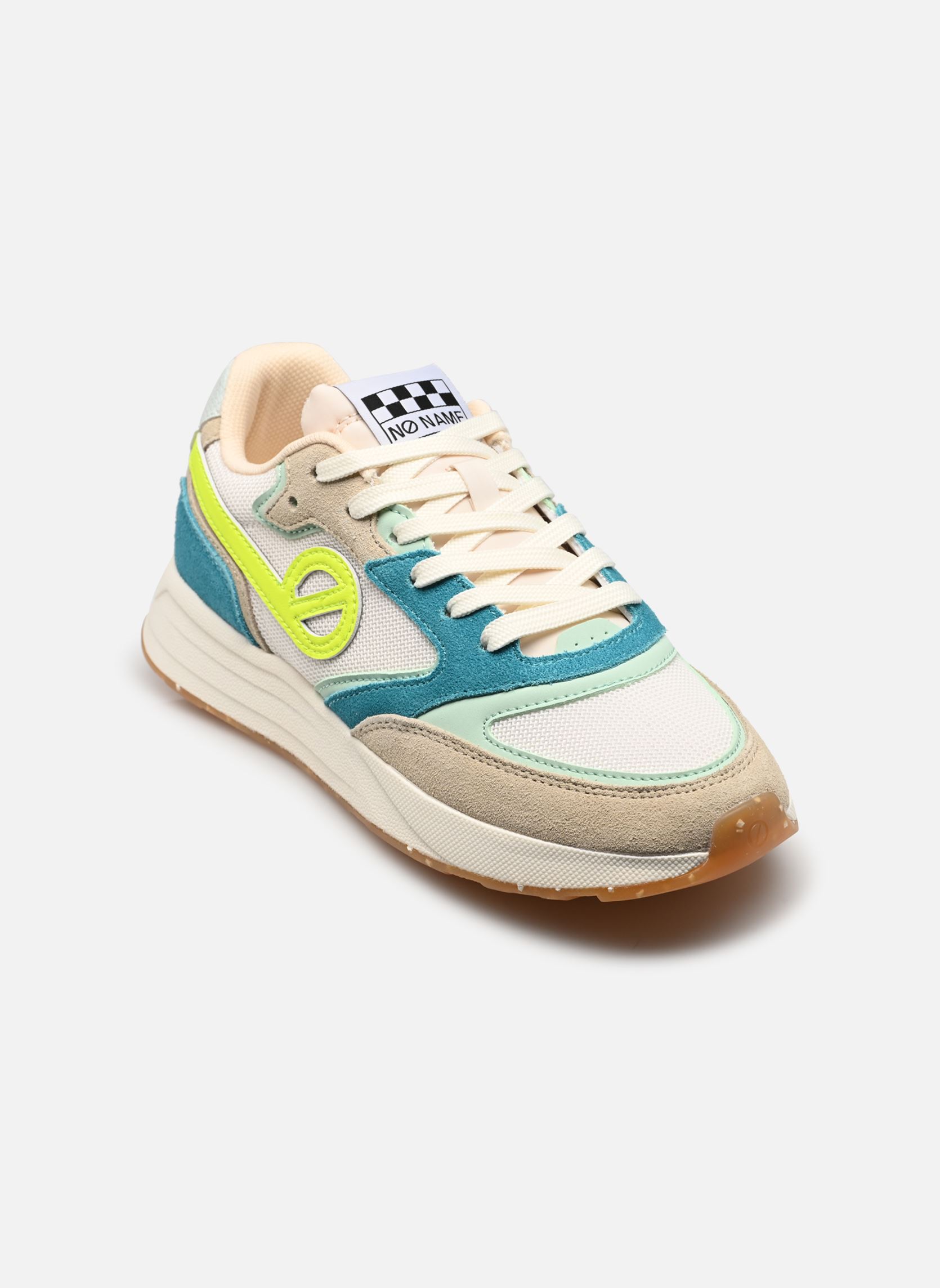 Print sneakers POWER JOGGER dames meerkleurig No Name Print sneakers POWER JOGGER dames meerkleurig DEEP/DOVE/F.YELLOW