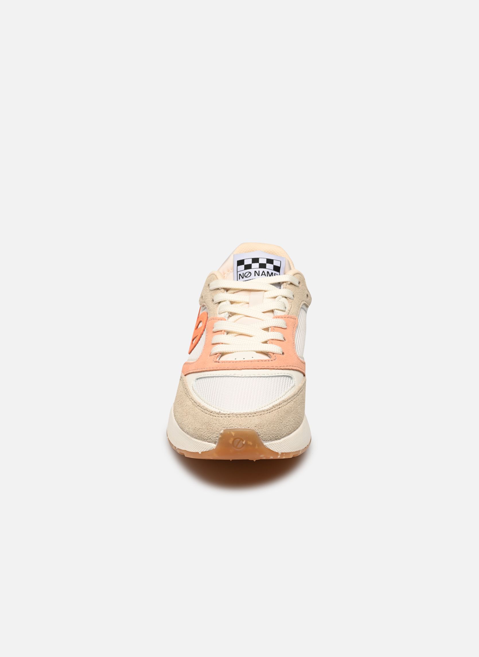 Baskets toile POWER JOGGER femme multicolore No Name Baskets toile POWER JOGGER femme multicolore SABLE/DOVE/F.ORANGE