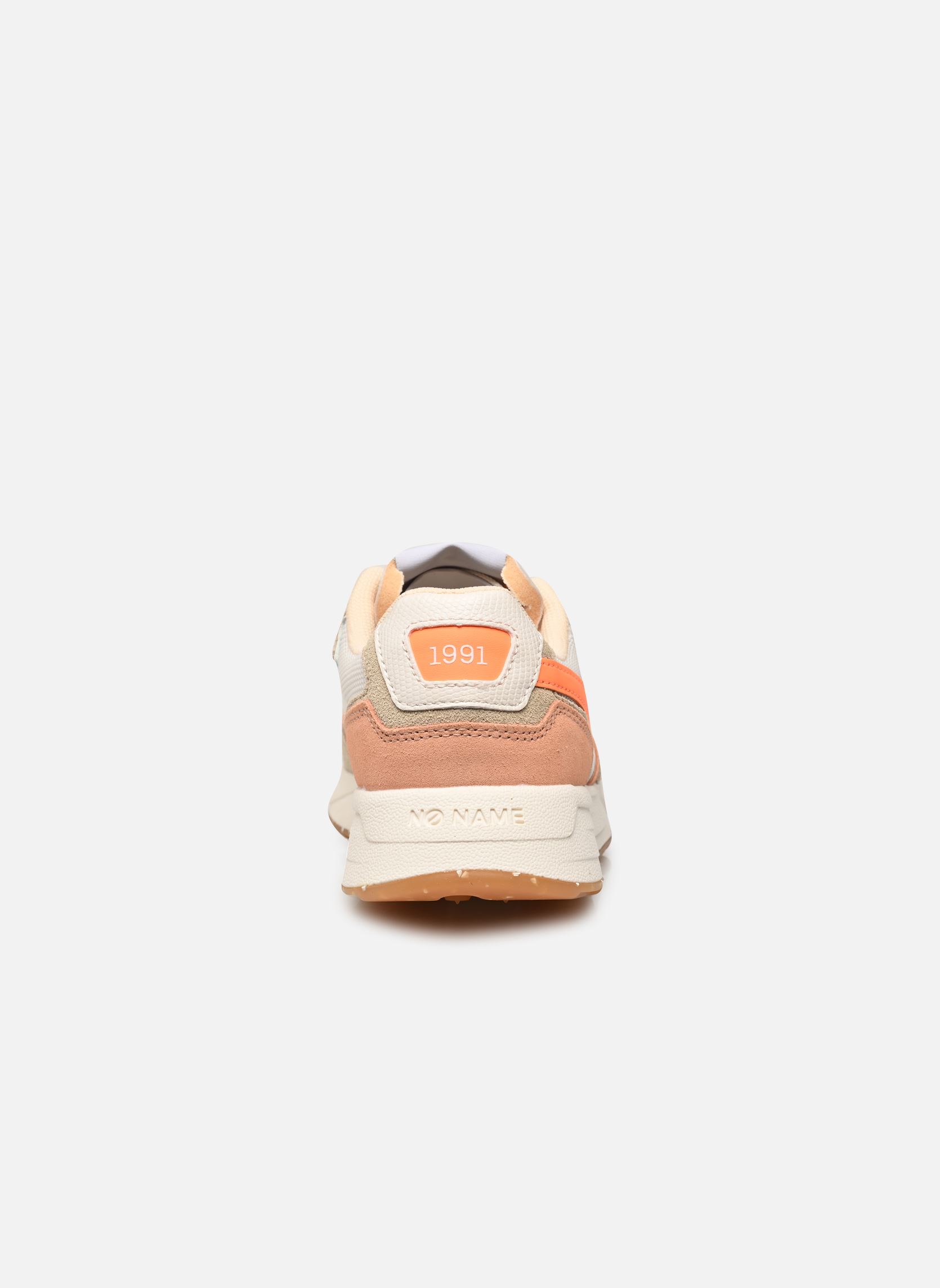 Baskets toile POWER JOGGER femme multicolore No Name Baskets toile POWER JOGGER femme multicolore SABLE/DOVE/F.ORANGE