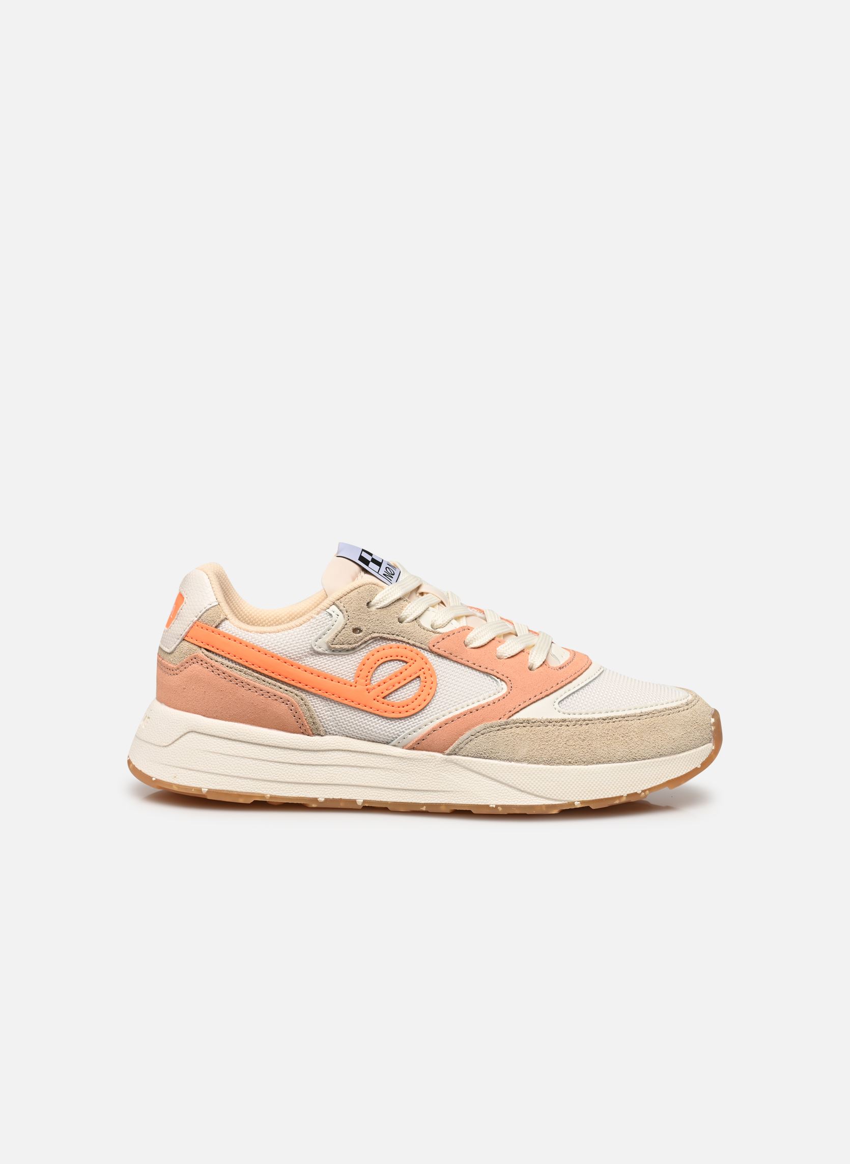 Baskets toile POWER JOGGER femme multicolore No Name Baskets toile POWER JOGGER femme multicolore SABLE/DOVE/F.ORANGE