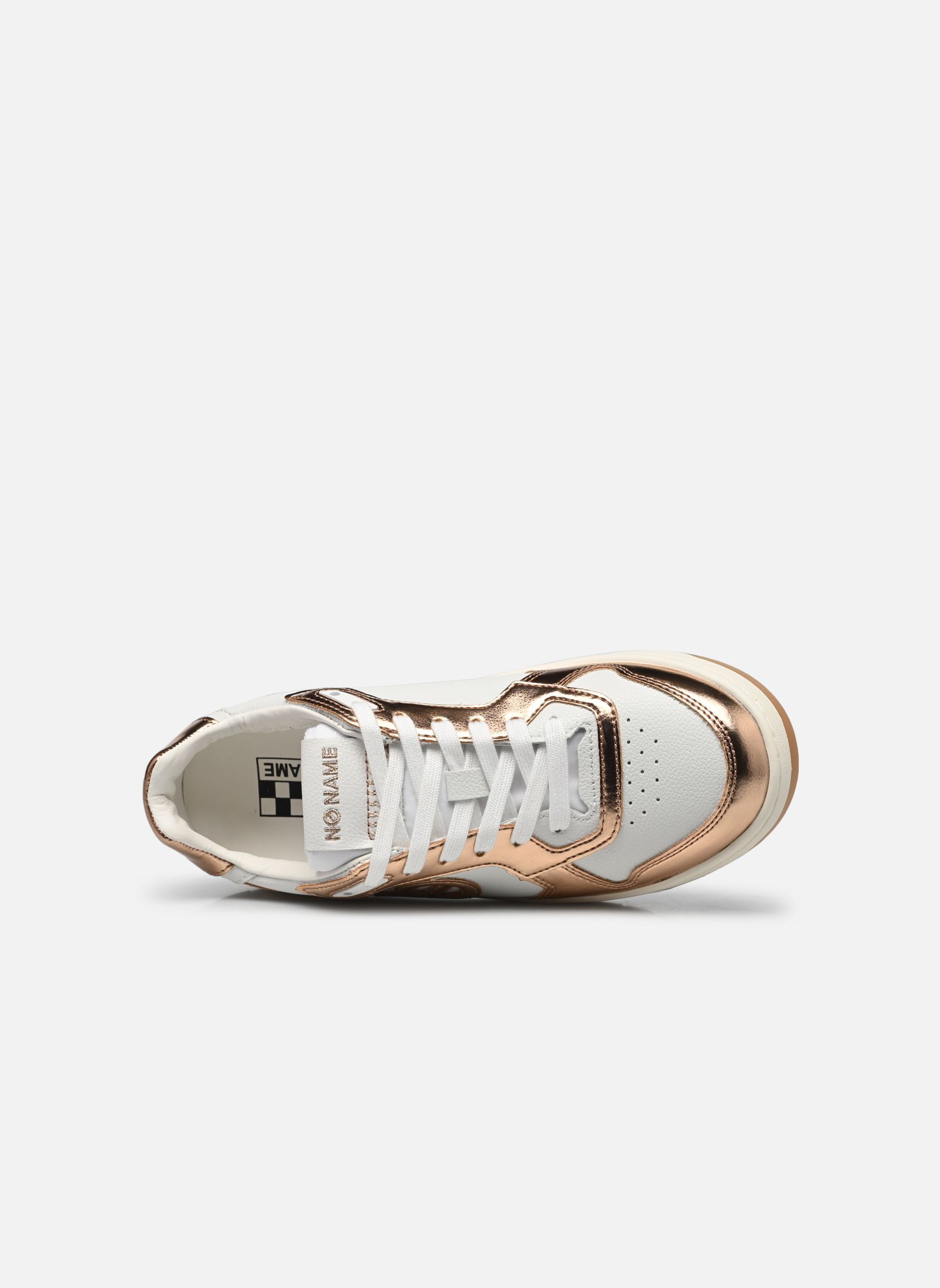Niedrige Sneaker KELLY SNEAKER damen weiß No Name Niedrige Sneaker KELLY SNEAKER damen weiß WHITE/COPPER