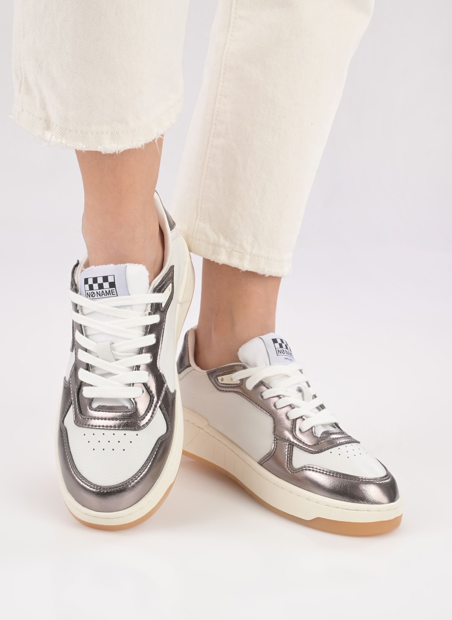Baskets basses KELLY SNEAKER femme blanc No Name Baskets basses KELLY SNEAKER femme blanc WHITE/ANTIK