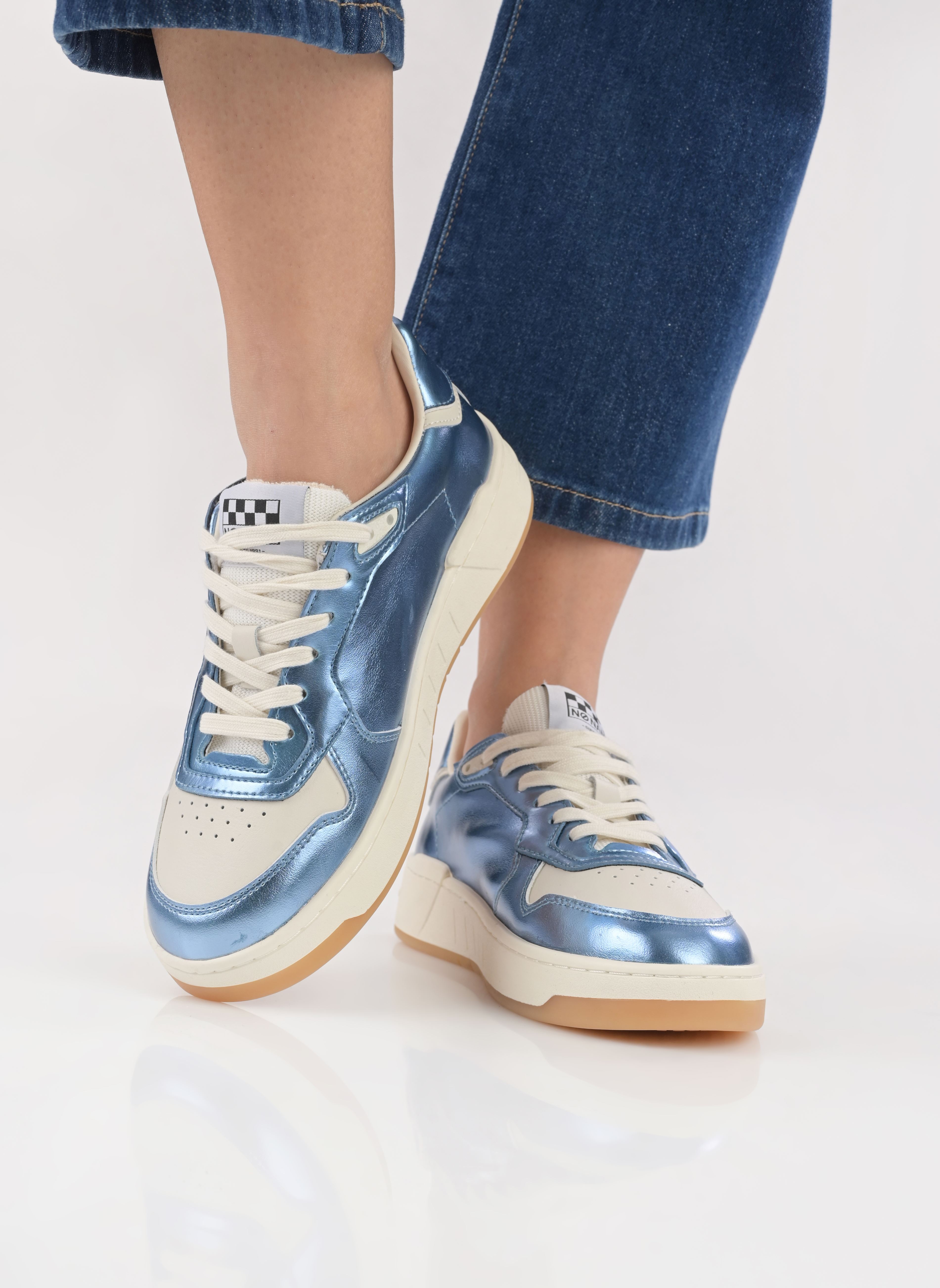 Niedrige Sneaker KELLY SNEAKER damen blau No Name Niedrige Sneaker KELLY SNEAKER damen blau BLUE/OFF WHITE