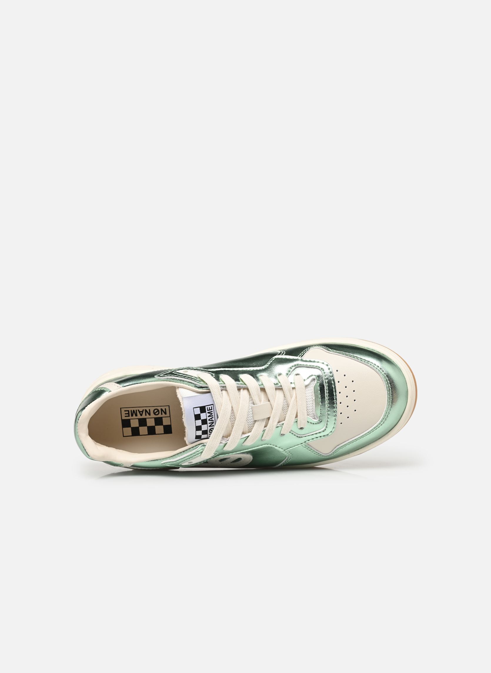 Baskets basses KELLY SNEAKER femme vert No Name Baskets basses KELLY SNEAKER femme vert GREEN/OFF WHITE