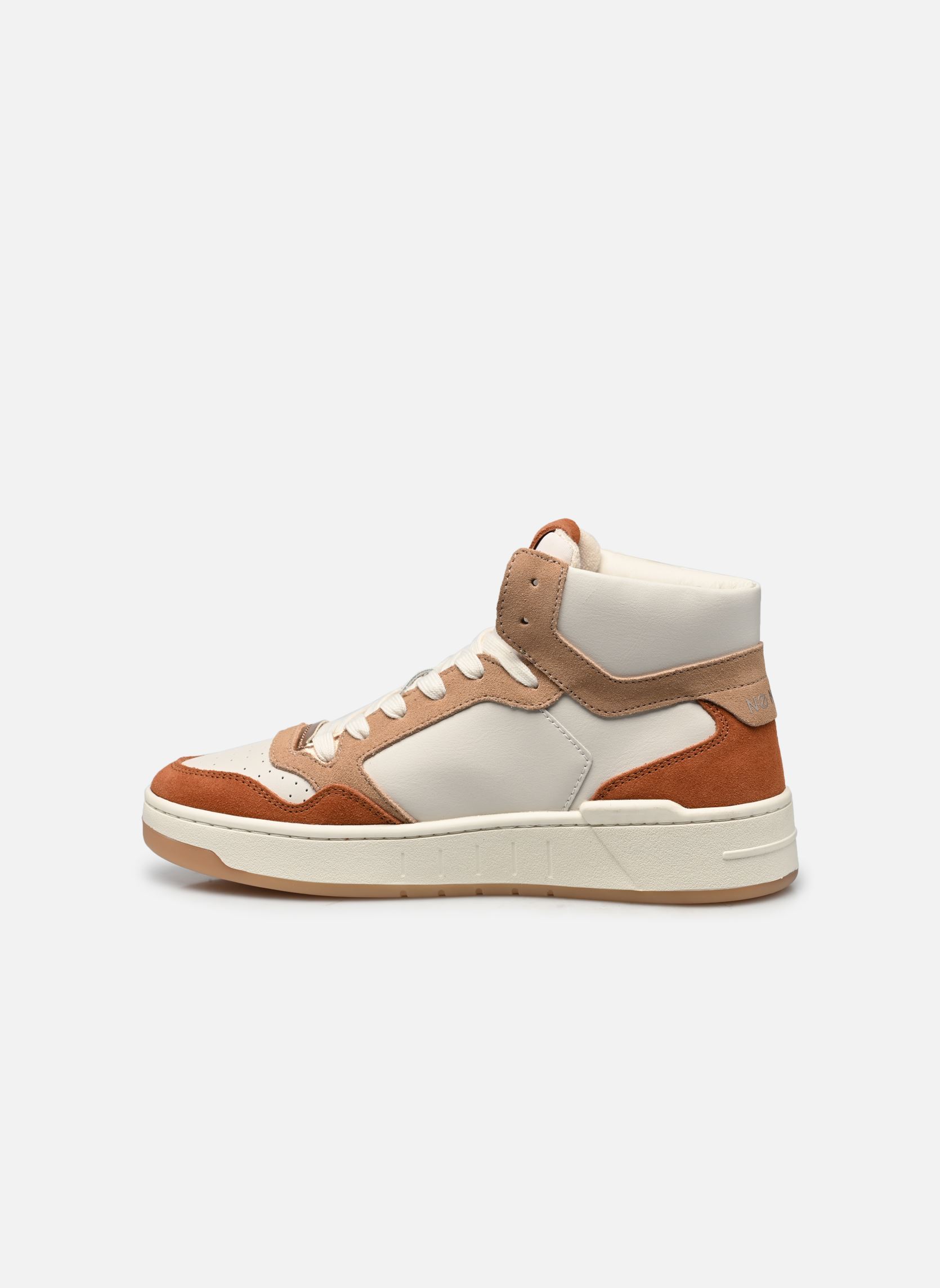 Hoge sneakers KELLY MID dames wit No Name Hoge sneakers KELLY MID dames wit OFF WHITE/CLAY