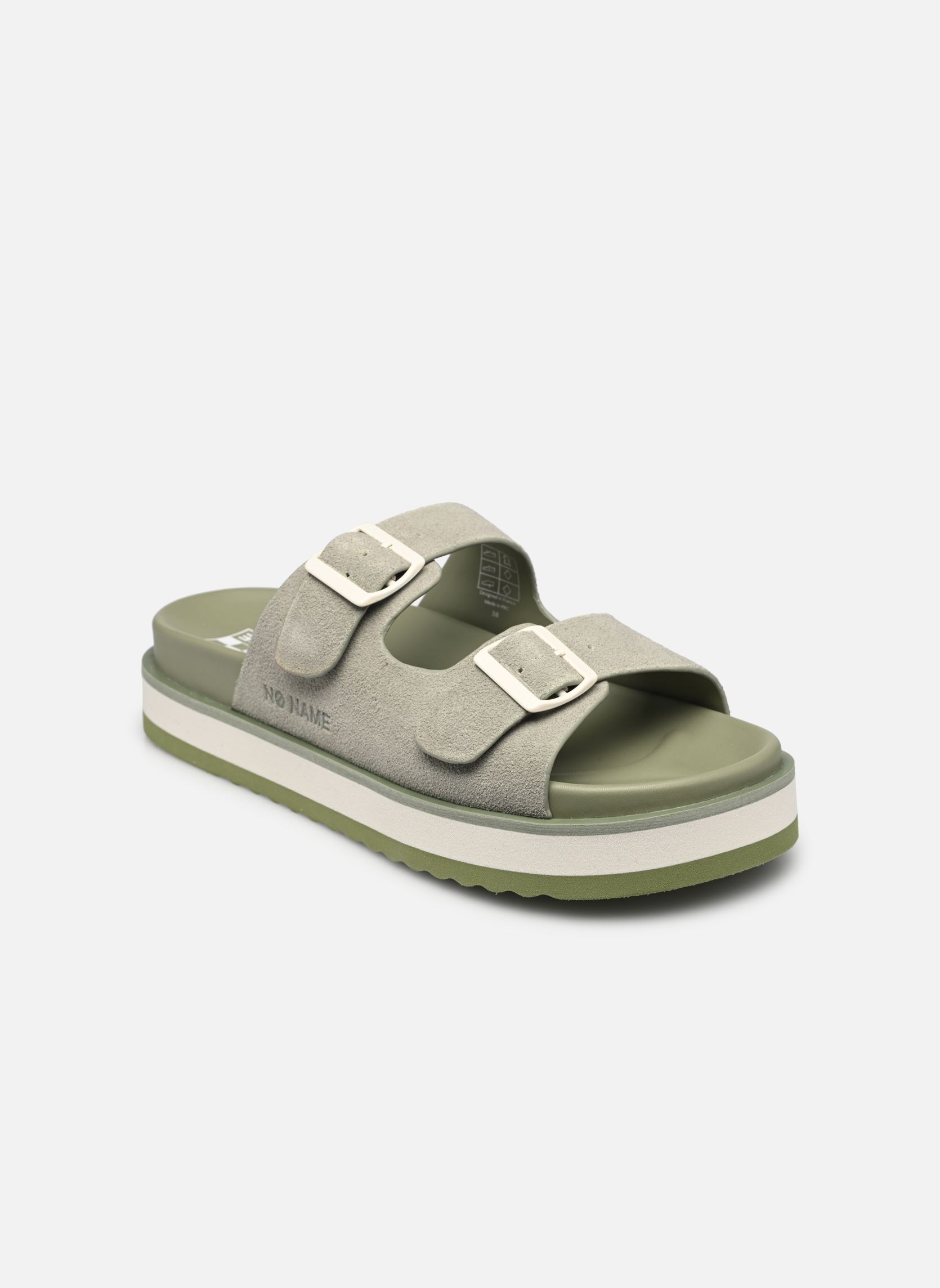 Mules SUN SLAP femme vert No Name Mules SUN SLAP femme vert TILLEUL