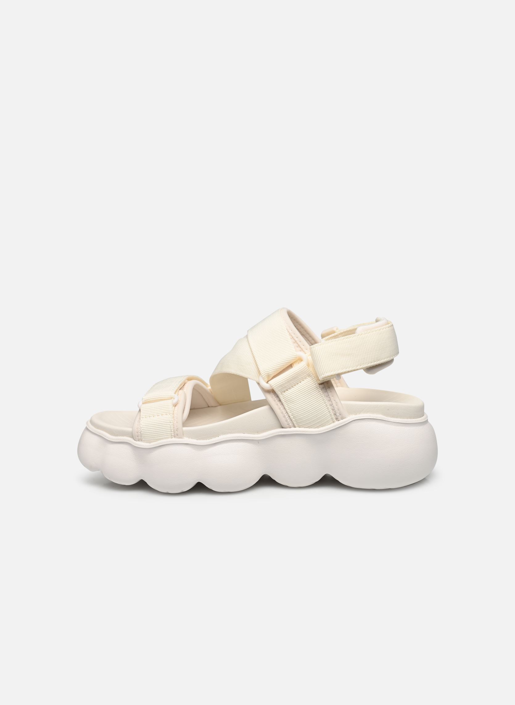 Keil- und Plateausandalen GONG STRAPS damen beige No Name Keil- und Plateausandalen GONG STRAPS damen beige DOVE/DOVE