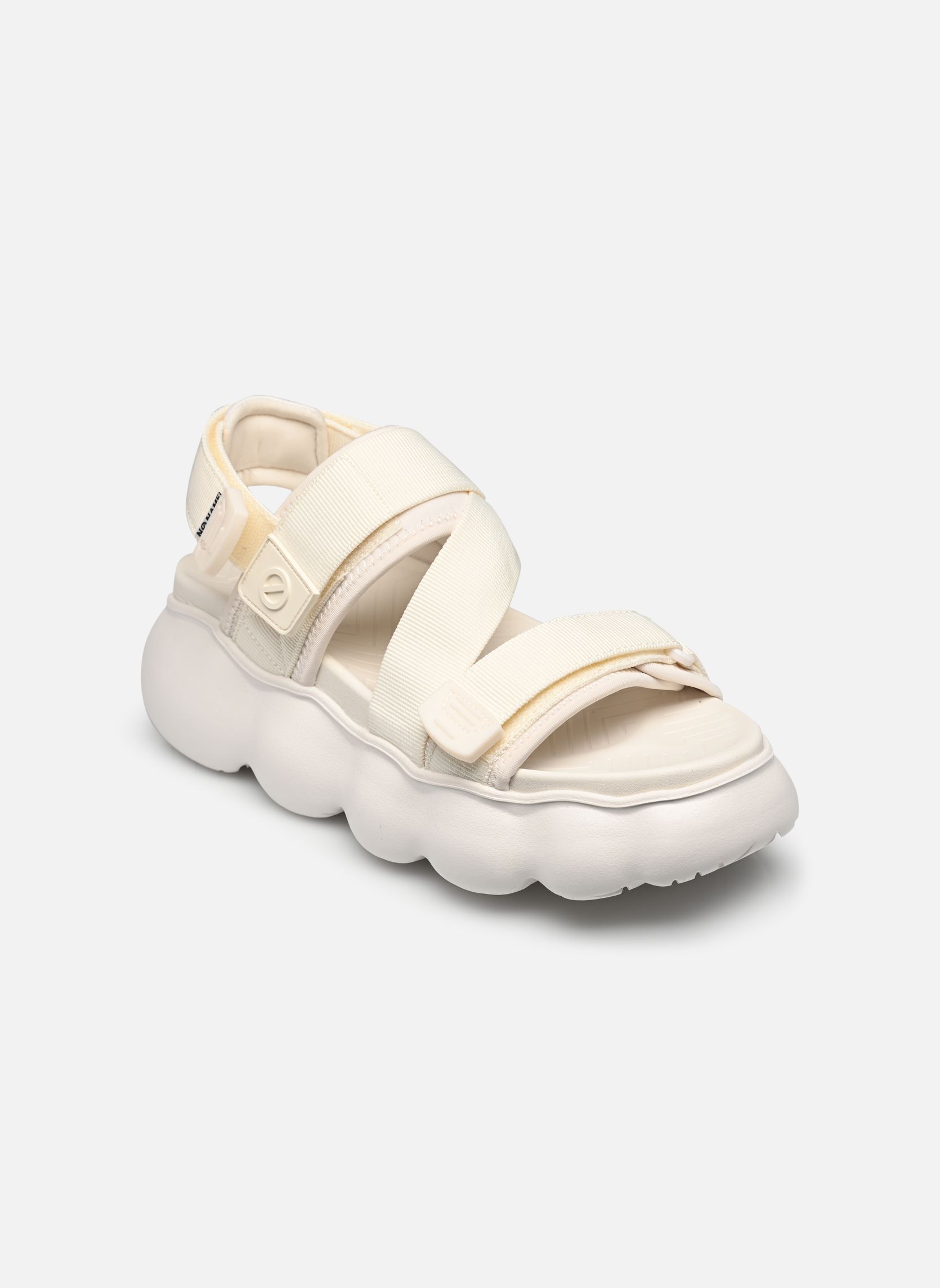 Keil- und Plateausandalen GONG STRAPS damen beige No Name Keil- und Plateausandalen GONG STRAPS damen beige DOVE/DOVE