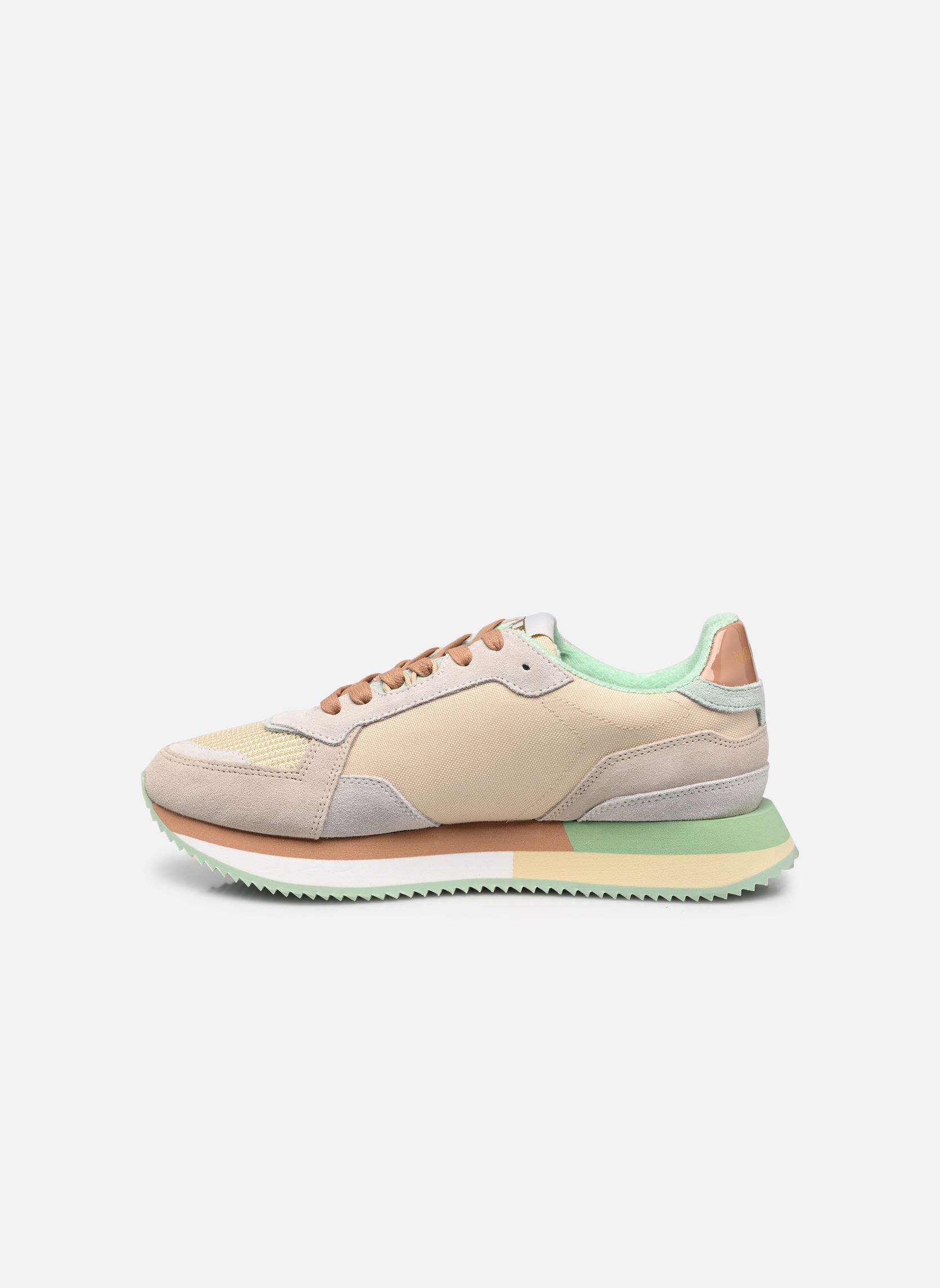 Sneakers basse MIA JOGGER donna beige No Name Sneakers basse MIA JOGGER donna beige WHITE/WHITE/DOVE