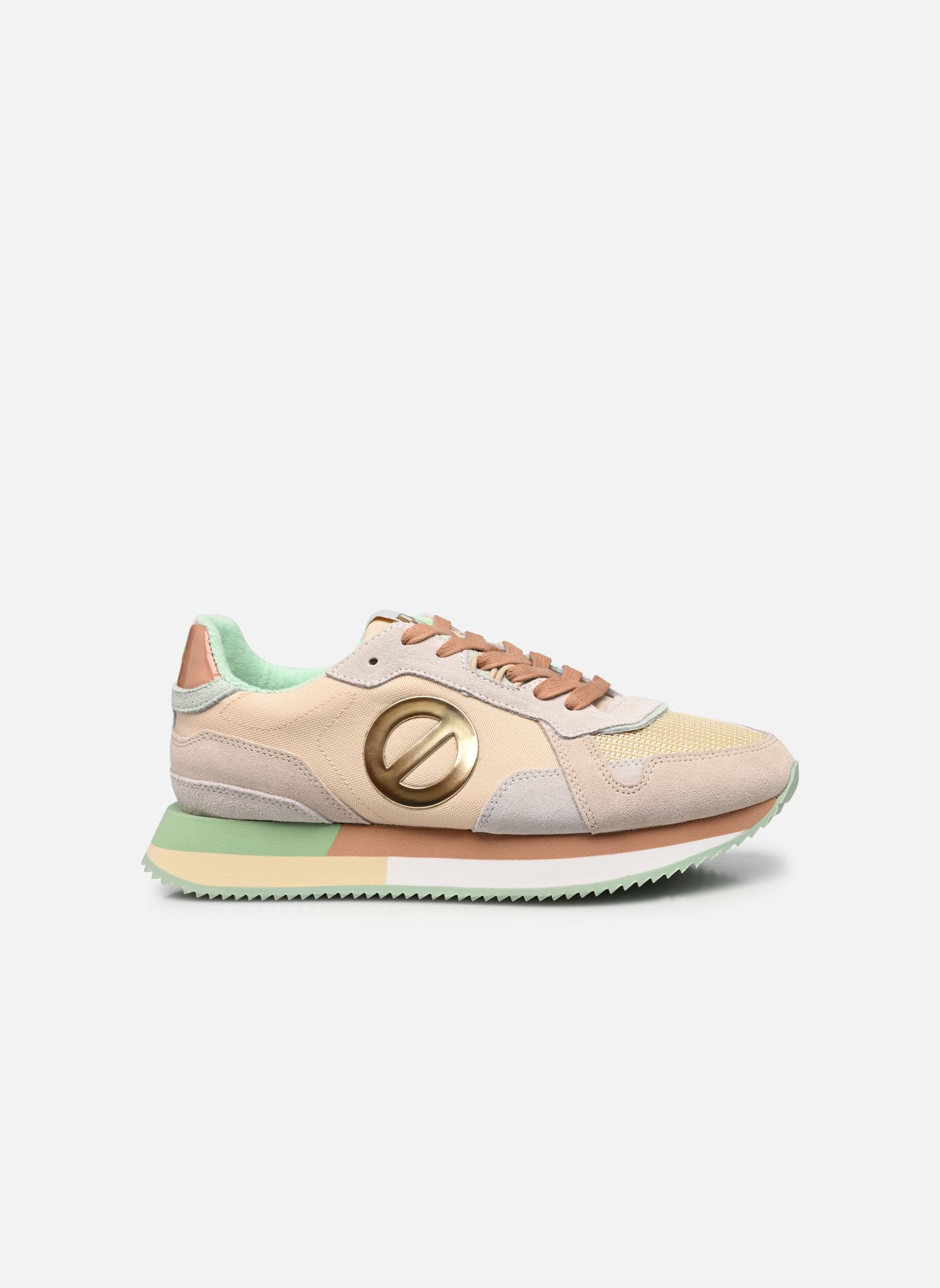Sneakers basse MIA JOGGER donna beige No Name Sneakers basse MIA JOGGER donna beige WHITE/WHITE/DOVE