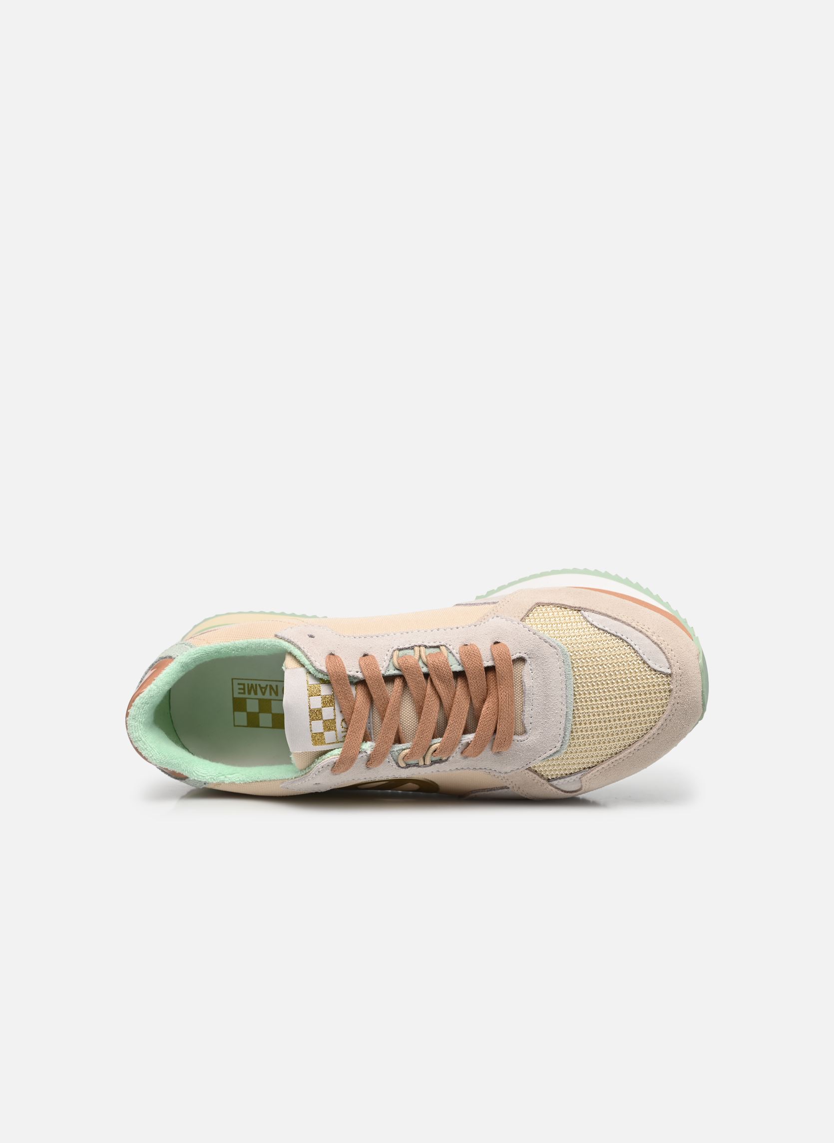 Sneakers basse MIA JOGGER donna beige No Name Sneakers basse MIA JOGGER donna beige WHITE/WHITE/DOVE