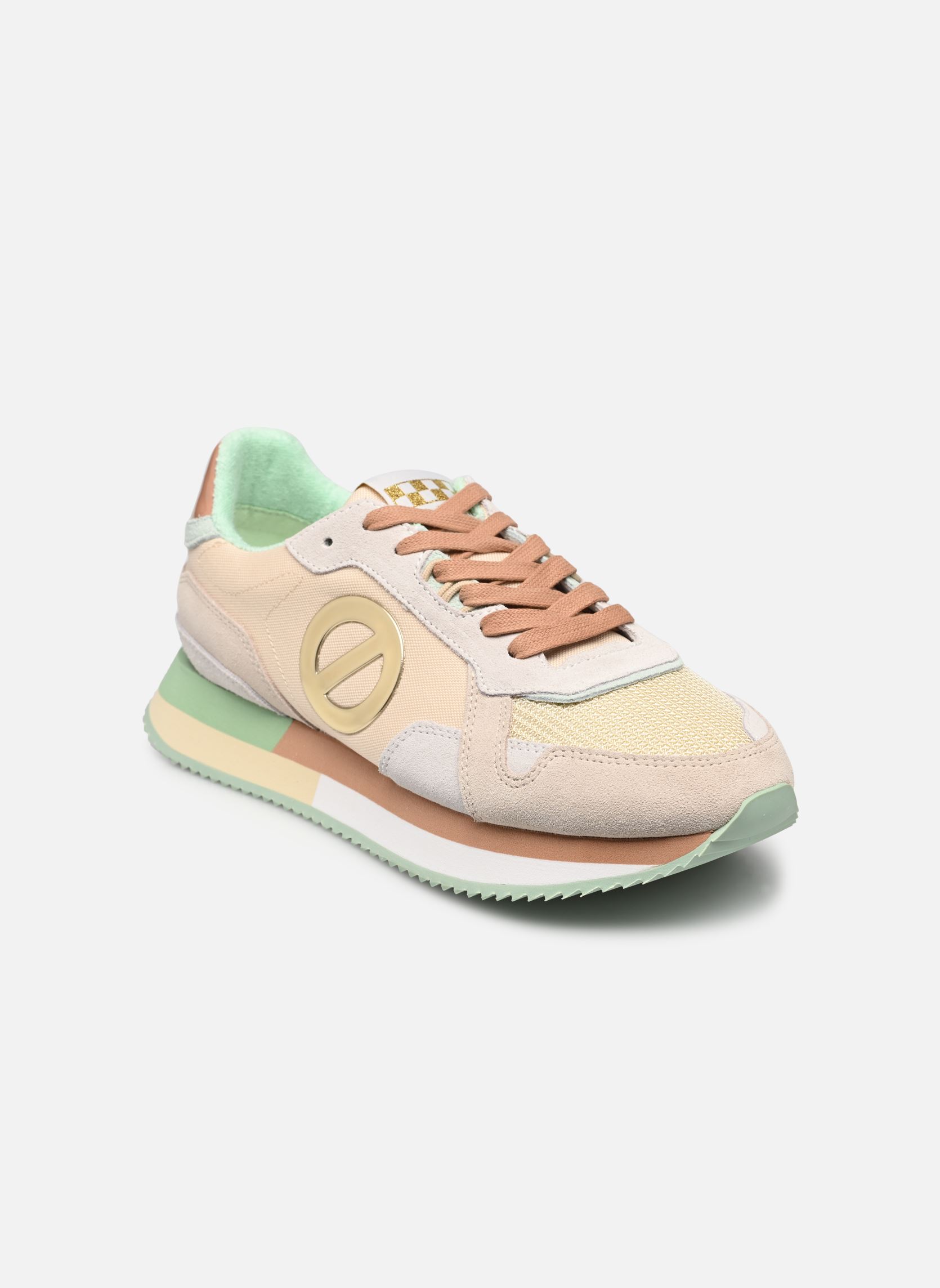Sneakers basse MIA JOGGER donna beige No Name Sneakers basse MIA JOGGER donna beige WHITE/WHITE/DOVE