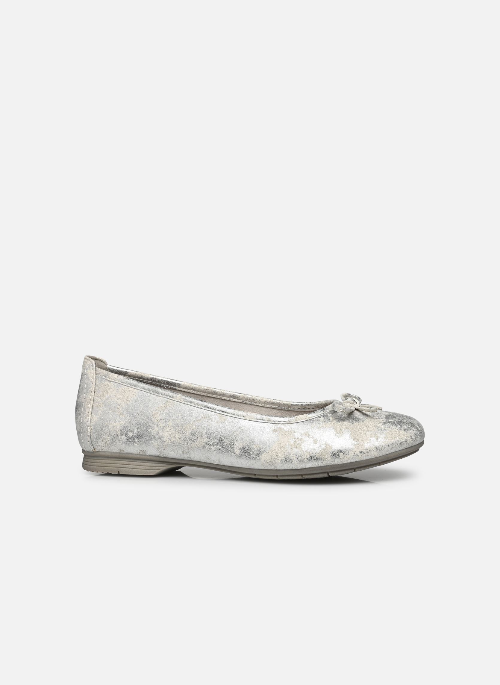 Klassische Ballerinas 2163-20 Largeur H damen weiß Jana shoes Klassische Ballerinas 2163-20 Largeur H damen weiß WHITE/SILVER