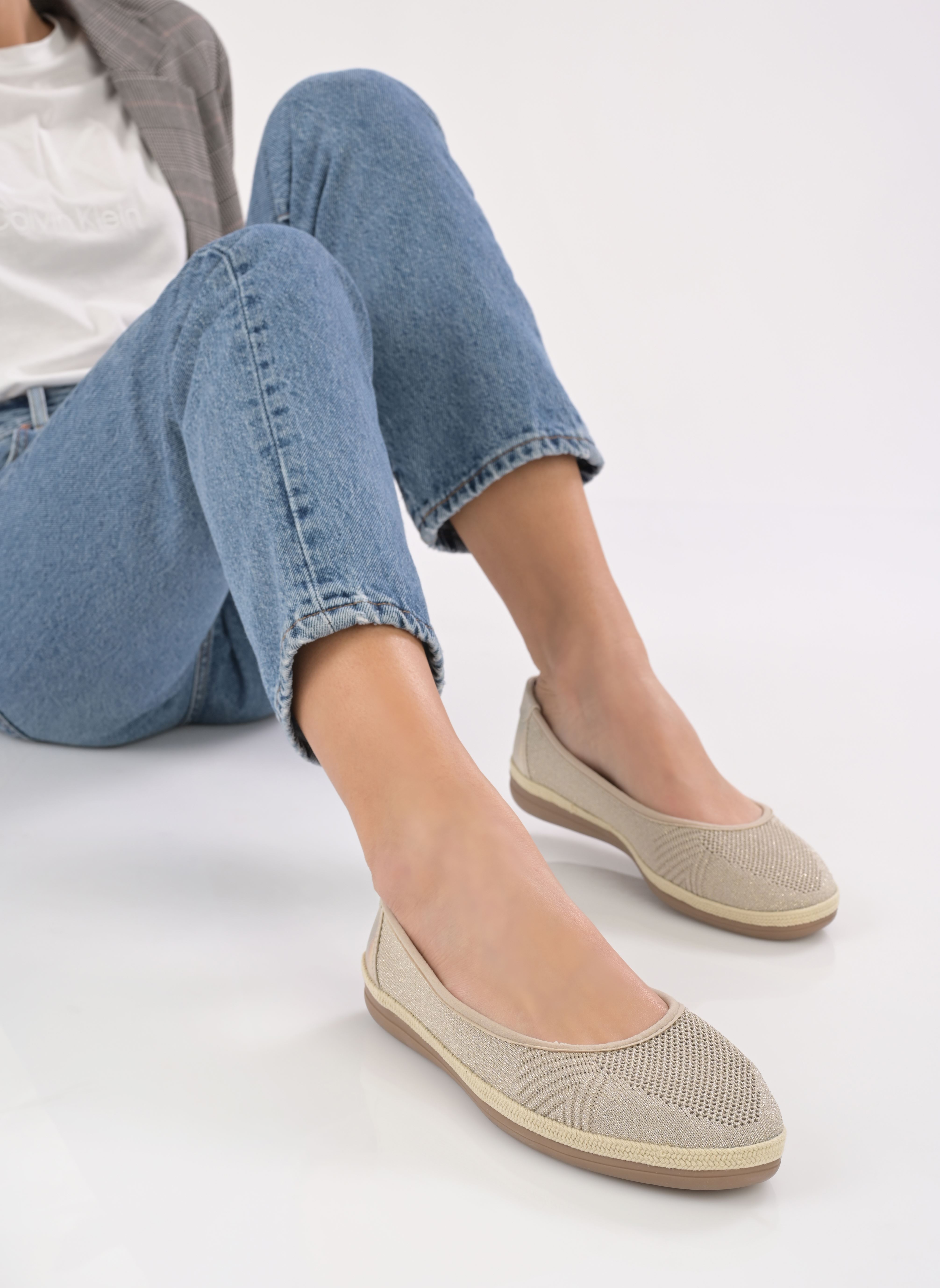 Klassische Ballerinas 22168-20 Largeur H damen beige Jana shoes Klassische Ballerinas 22168-20 Largeur H damen beige BEIGE/GOLD