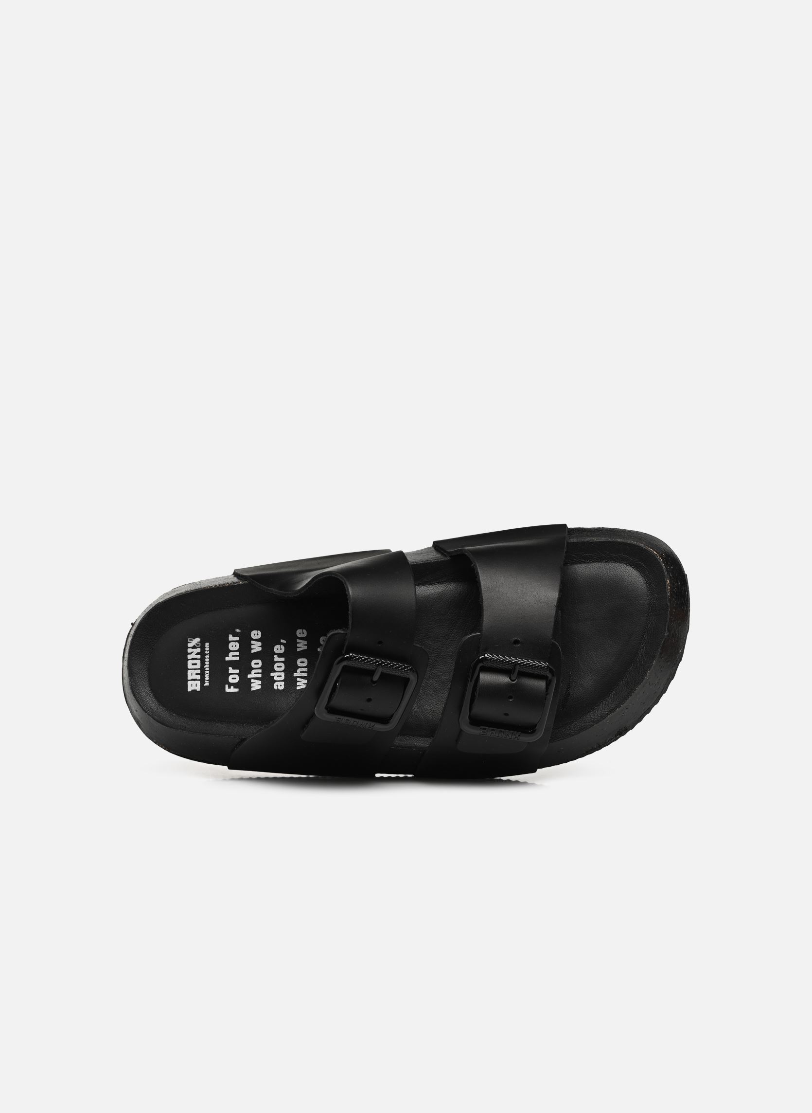 Pantoletten Veran-O 84965 damen schwarz Bronx Pantoletten Veran-O 84965 damen schwarz Black