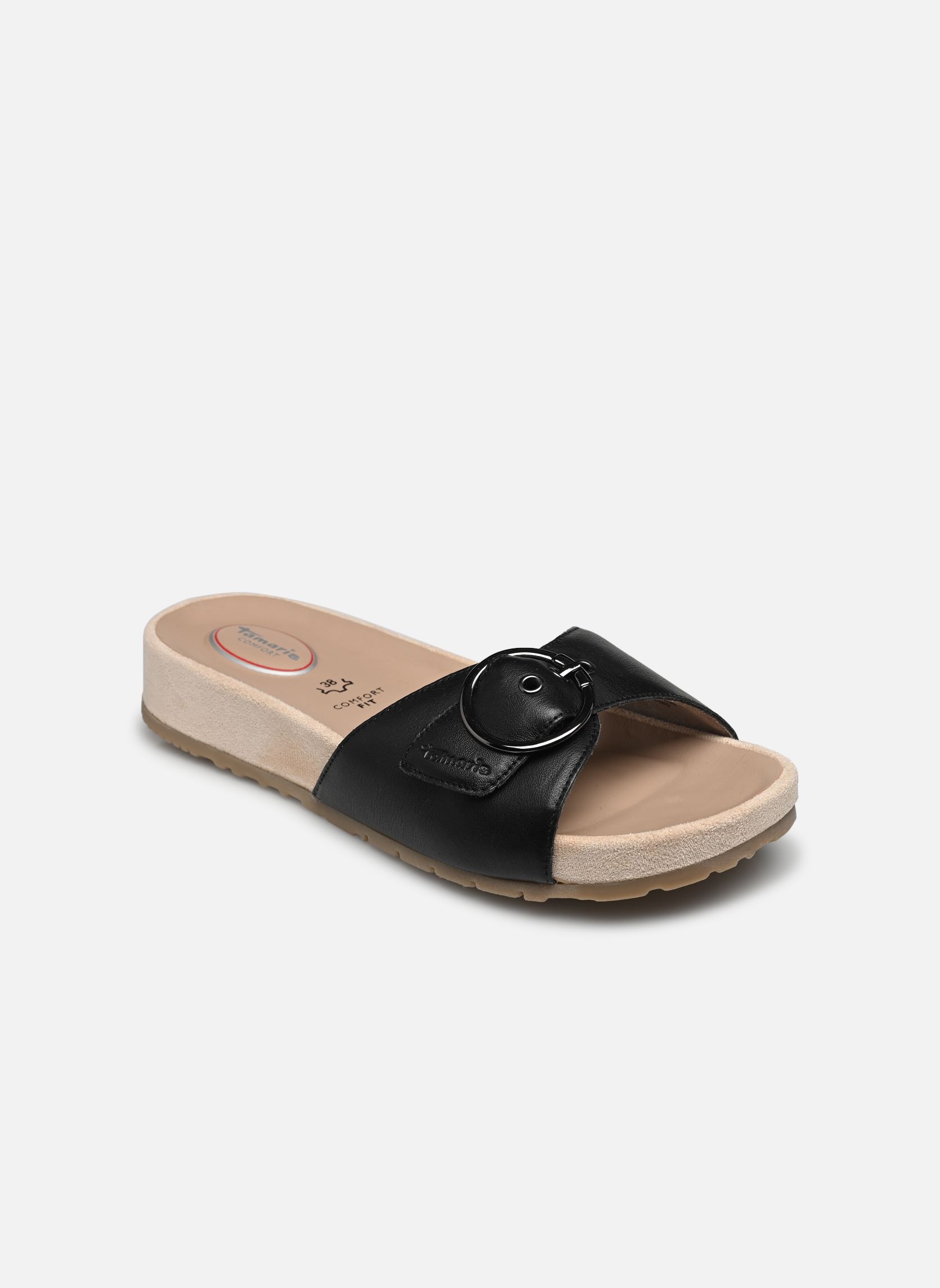 Muilen 87100-20 dames zwart Tamaris Comfort Muilen 87100-20 dames zwart BLACK NAPPA