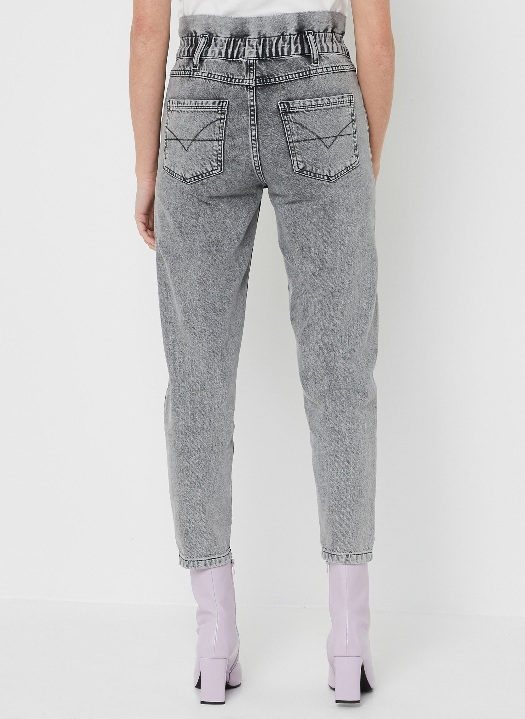 Mom-Jeans Jean 2000_21650 damen grau Grace & Mila Mom-Jeans Jean 2000_21650 damen grau Gris Delave