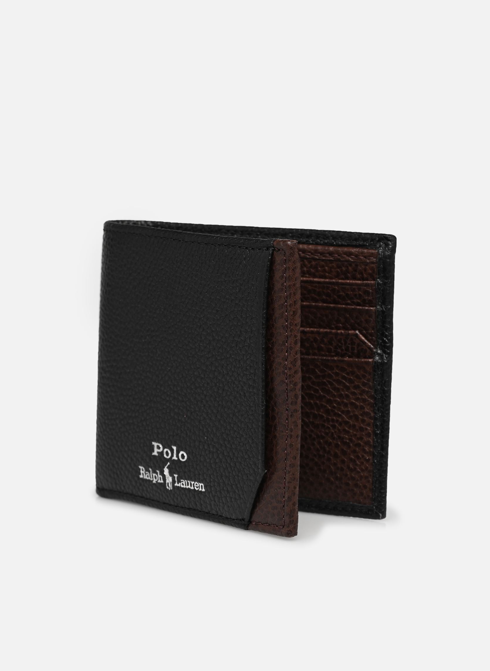 Portefeuilles Billfold-Wallet-Medium homme noir Polo Ralph Lauren Portefeuilles Billfold-Wallet-Medium homme noir BLACK/SADDLE