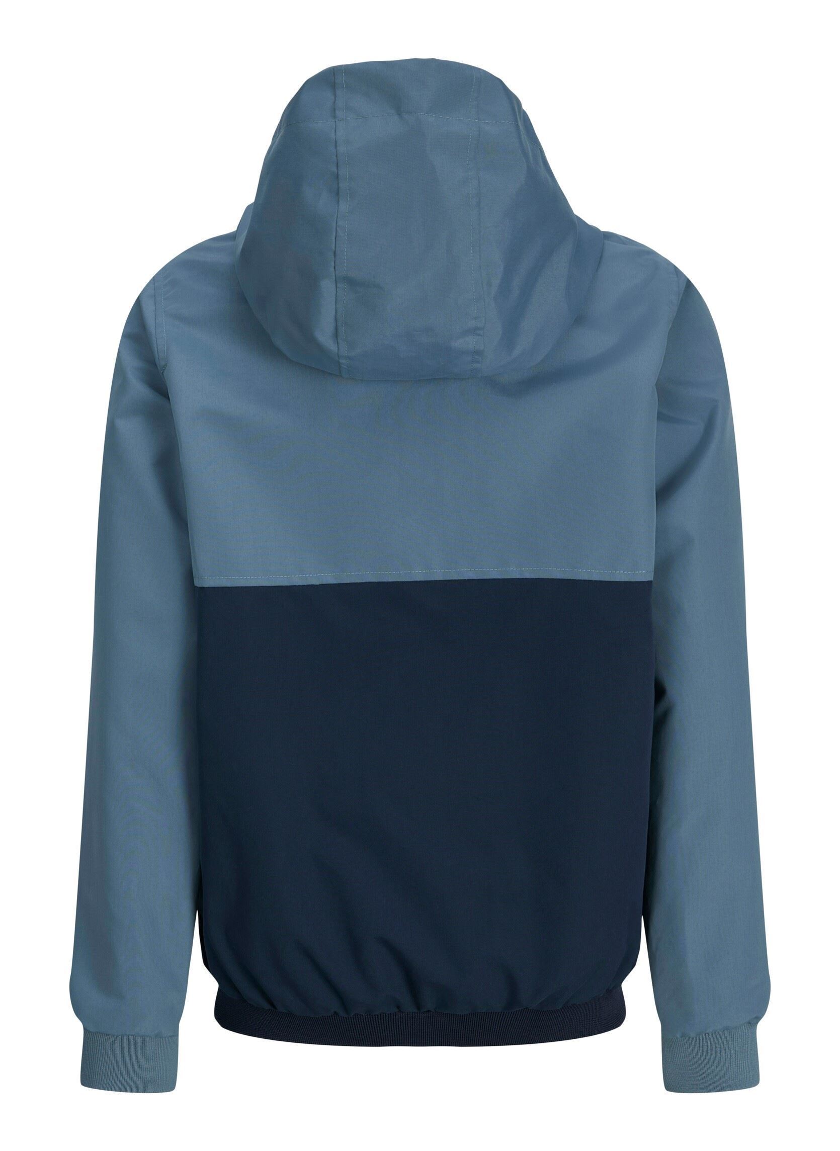 Blousons Jjerush Blocking Hood Bomber Noos Jnr garçon bleu Jack & Jones Blousons Jjerush Blocking Hood Bomber Noos Jnr garçon bleu BLUE MIRAGE