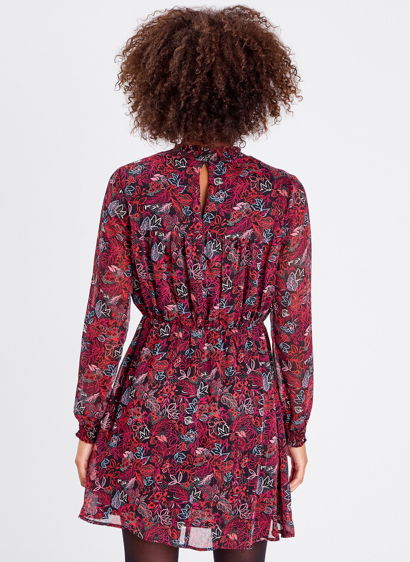 Kleider ROFEELSMOCK damen rot Cache Cache Kleider ROFEELSMOCK damen rot FL-CITIFI-BL