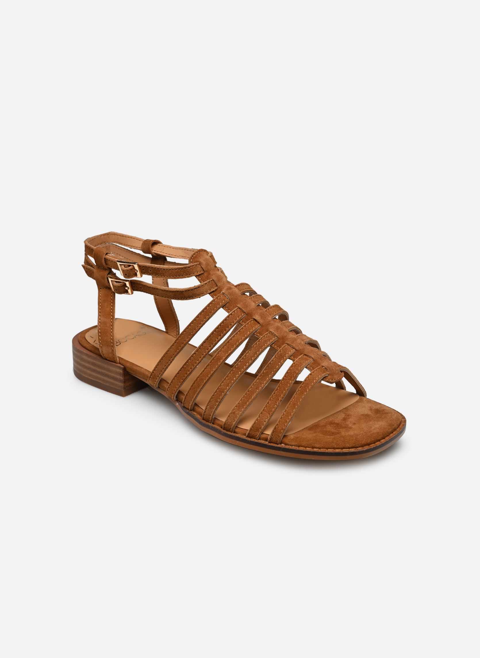 Sandales JABRIDE femme marron Bocage Sandales JABRIDE femme marron Camel