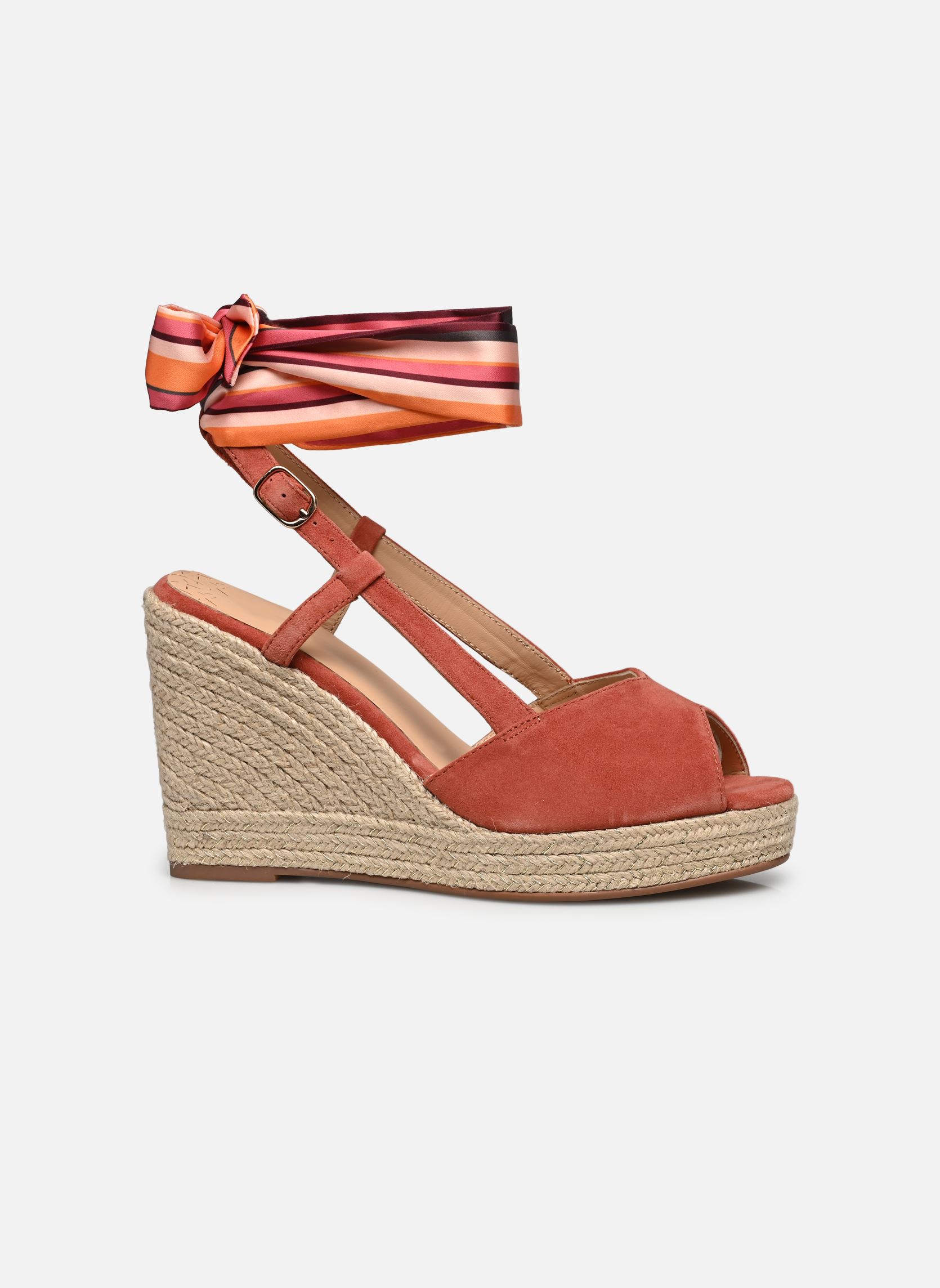 Sandales compensées et plateformes HISTARA femme rose Bocage Sandales compensées et plateformes HISTARA femme rose Rose fane