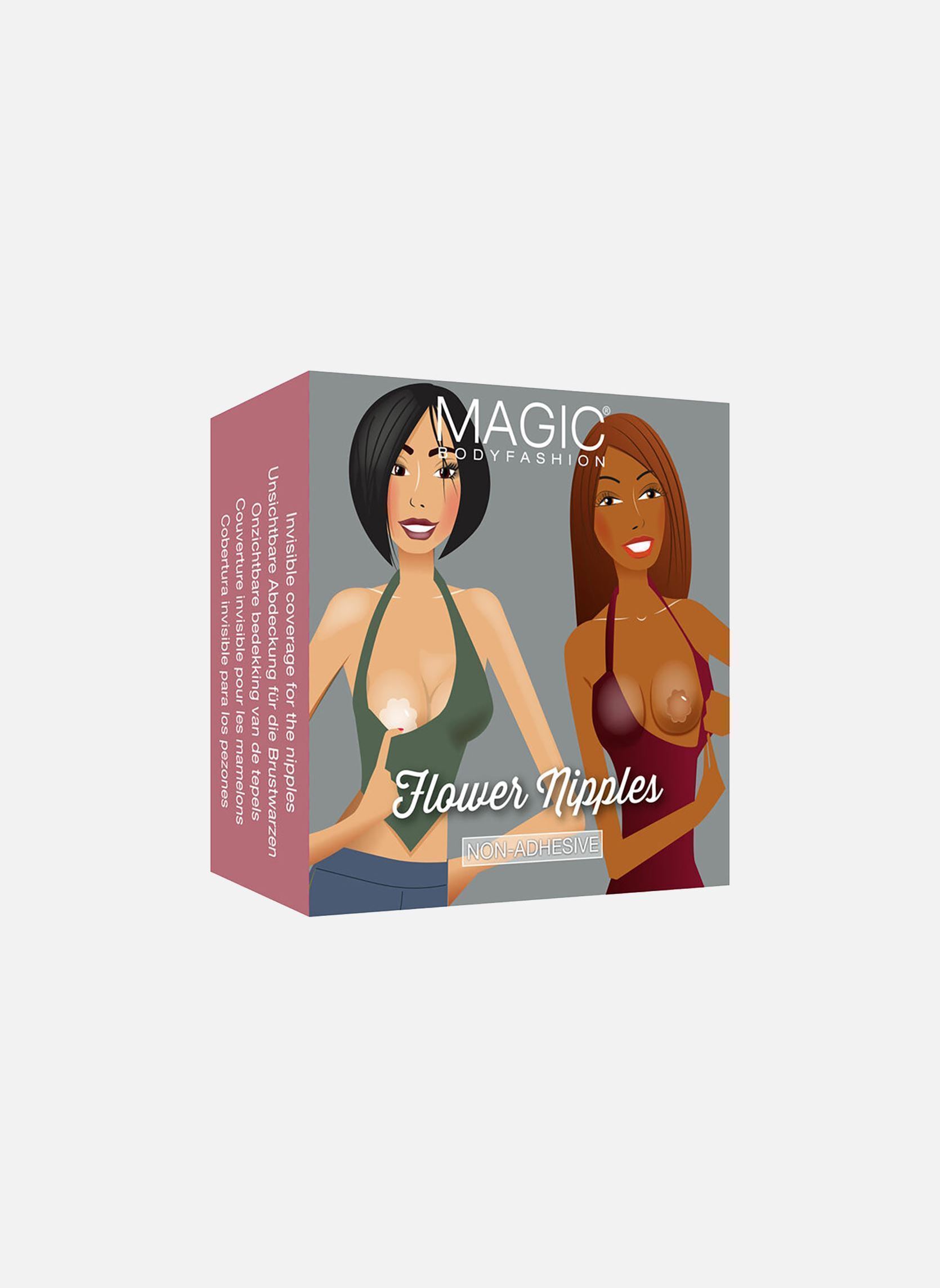 Caracos et Maillots de corps Flower Nipples femme beige MAGIC Bodyfashion Caracos et Maillots de corps Flower Nipples femme beige LATTE