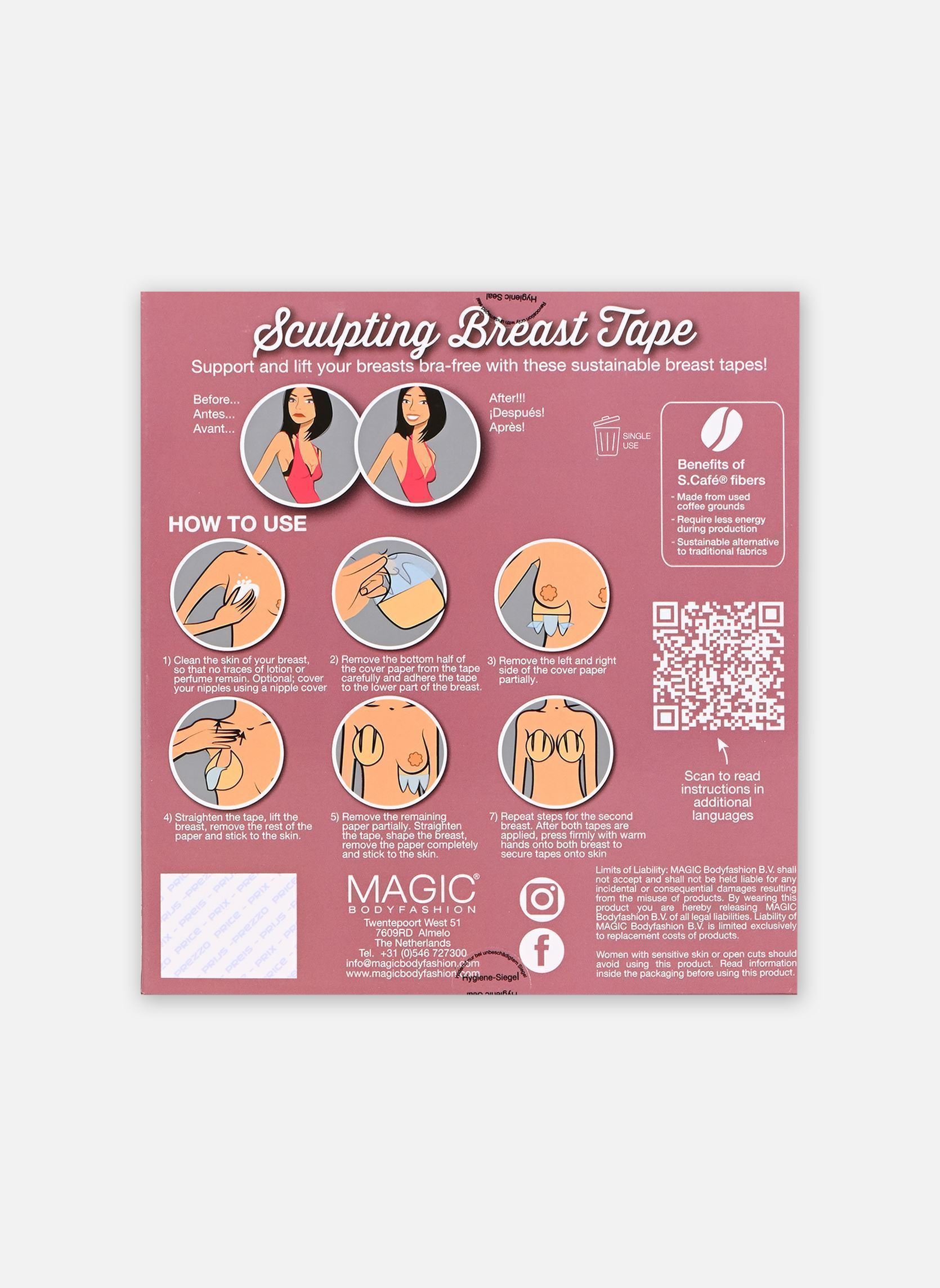 Sport-BHs Sulpting Breast Tape damen beige MAGIC Bodyfashion Sport-BHs Sulpting Breast Tape damen beige 300-Latte