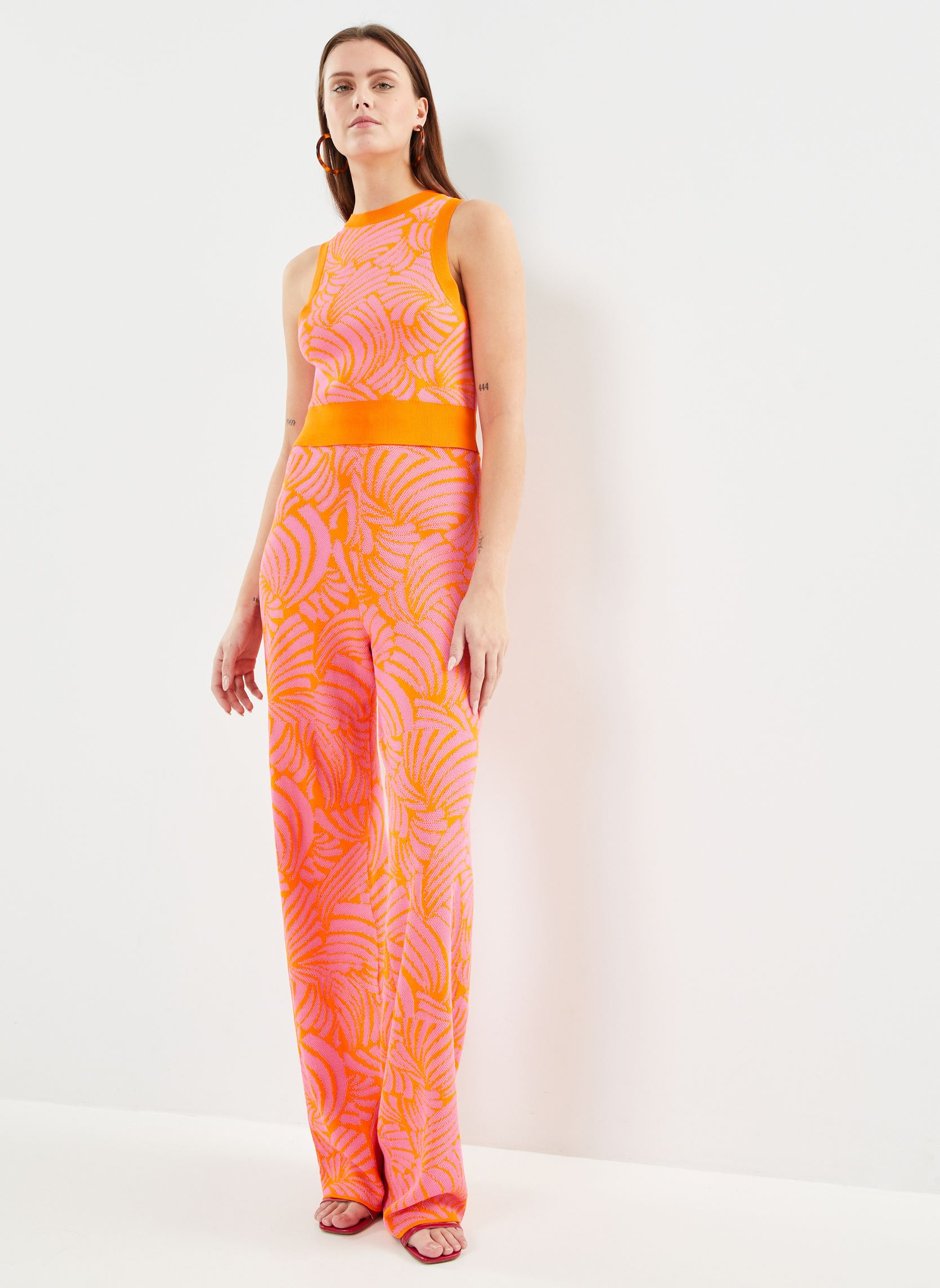 Pantalons larges Joe femme orange Suncoo Pantalons larges Joe femme orange Orange