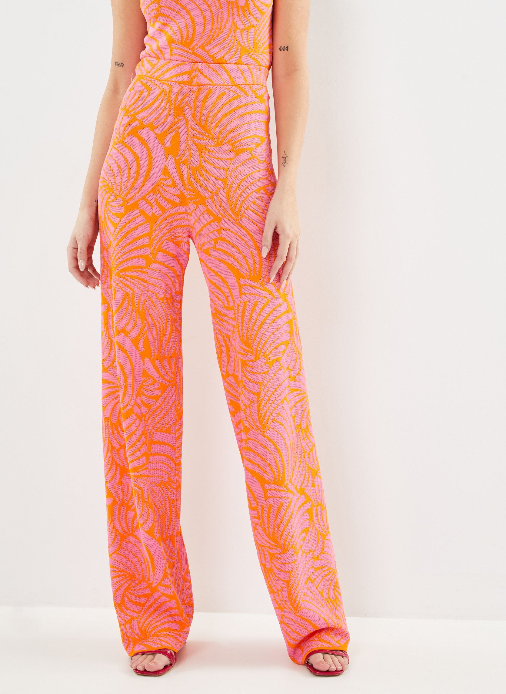 Pantalons larges Joe femme orange Suncoo Pantalons larges Joe femme orange Orange