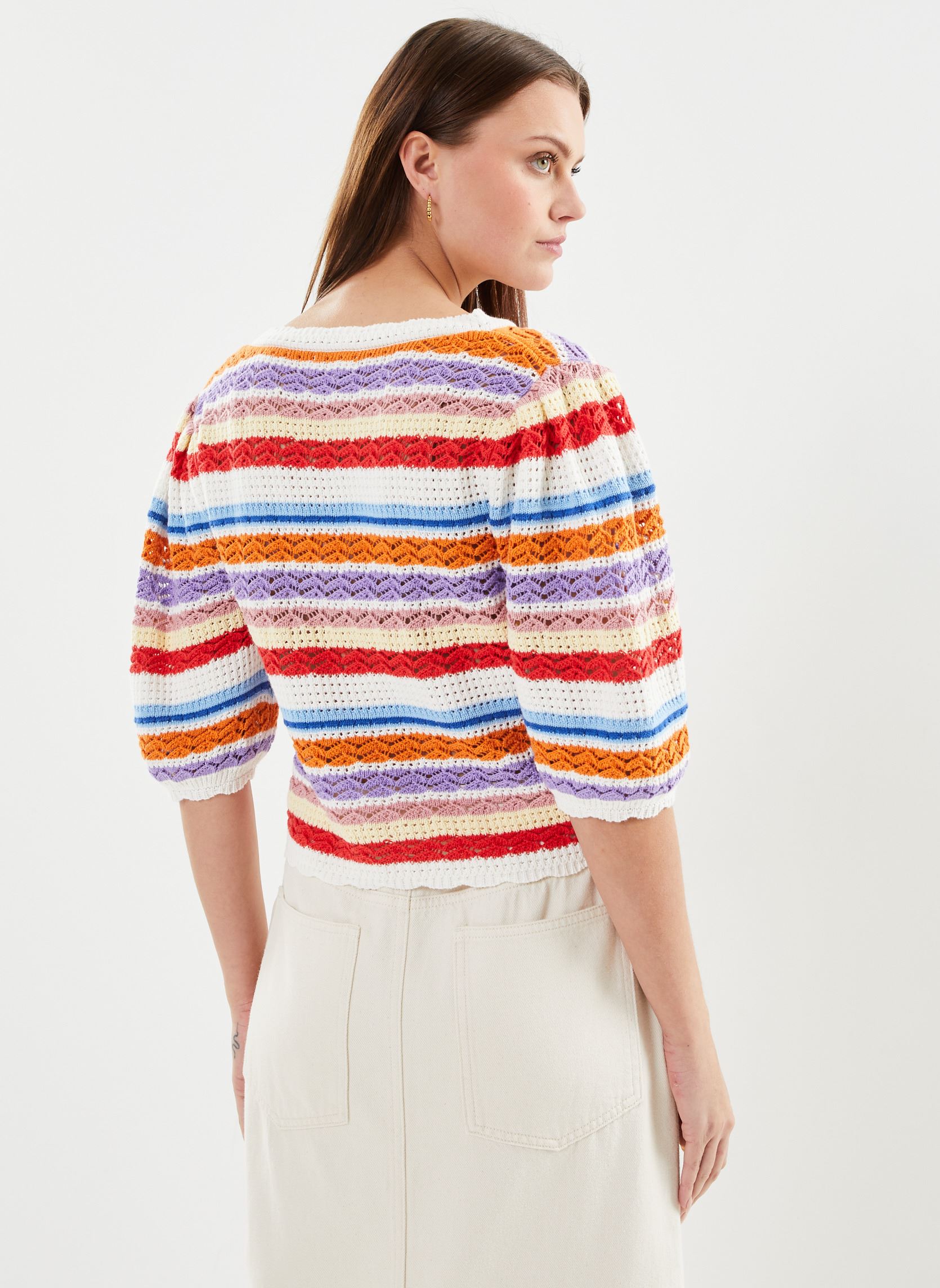 Pulls Panaca femme orange Suncoo Pulls Panaca femme orange Geranium