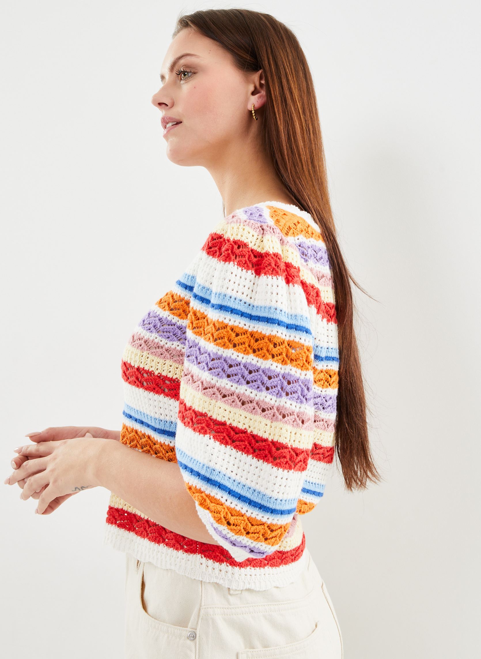 Pulls Panaca femme orange Suncoo Pulls Panaca femme orange Geranium