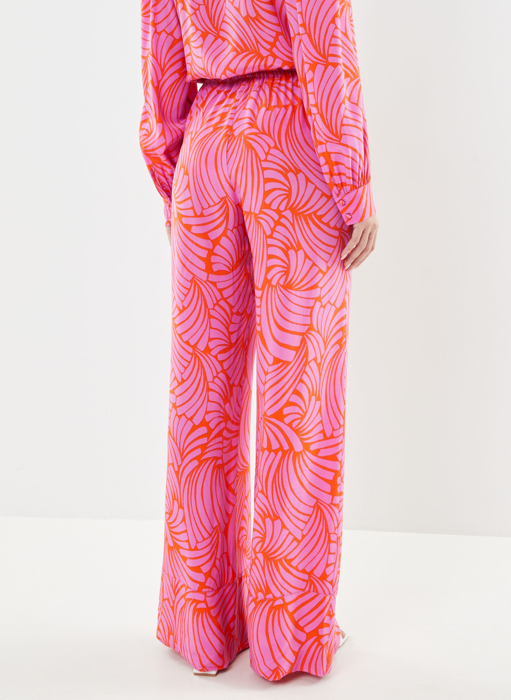 Pantalons larges Joy femme rose Suncoo Pantalons larges Joy femme rose Fuchsia