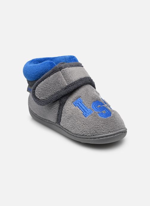Chaussons Bottillons Bébé Garçon Avec Zip - Semelle Antidérapante - Polaire Kaki Chiné - Taille 26 - Lavable Machine - 6