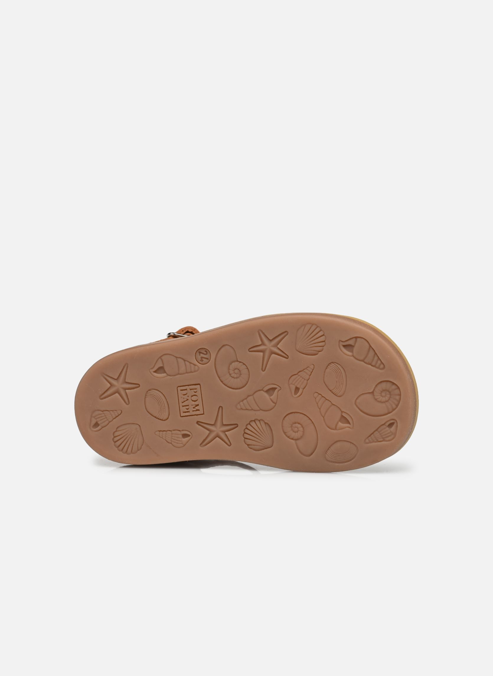 Sandalen Poppy Malibu meisjes bruin Pom d Api Sandalen Poppy Malibu meisjes bruin CAMEL