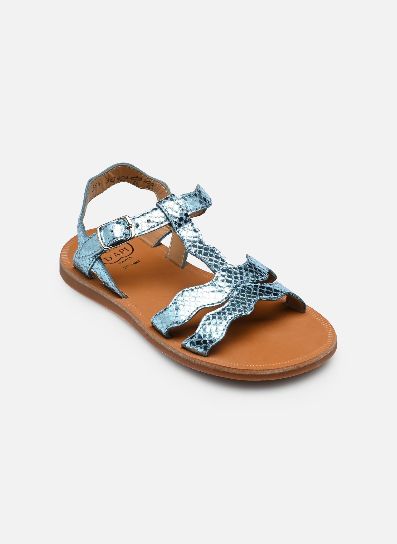 Sandalen Plagette Frizz mädchen blau Pom d Api Sandalen Plagette Frizz mädchen blau ALGA