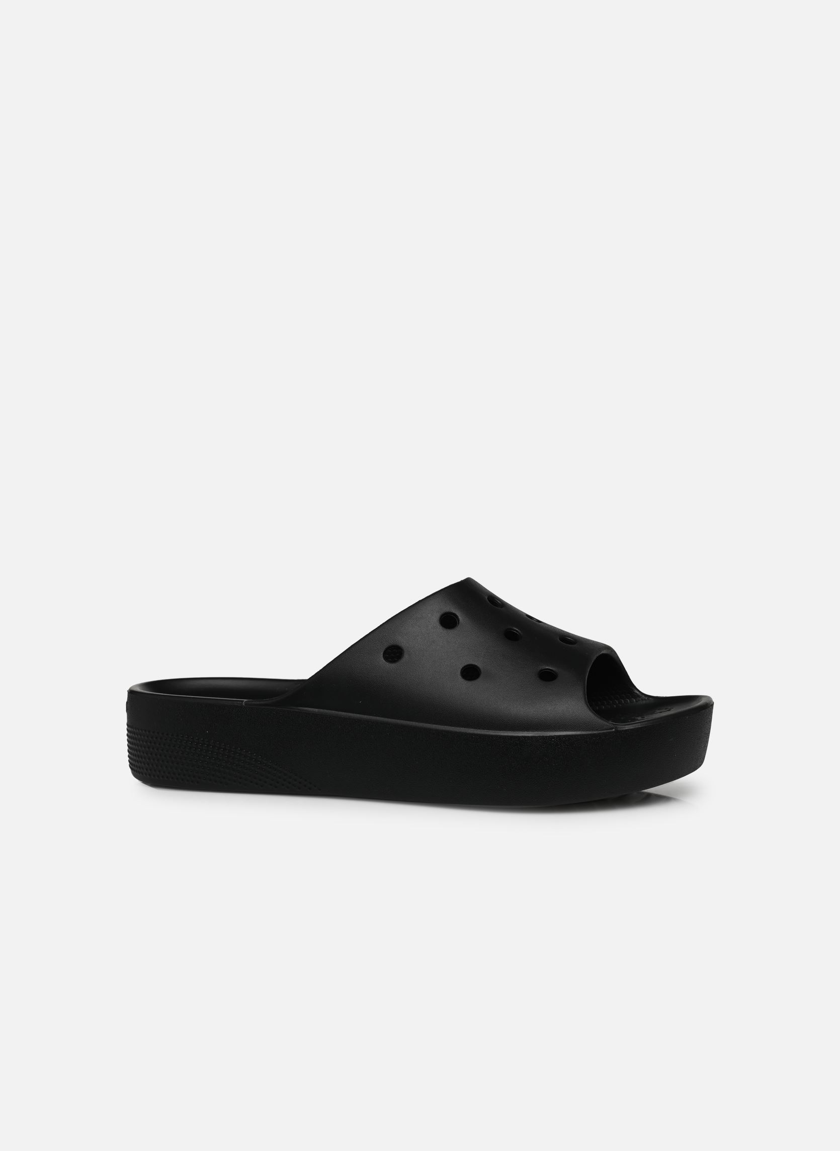 Pantoletten Classic Platform Slide Blk damen schwarz Crocs Pantoletten Classic Platform Slide Blk damen schwarz Black
