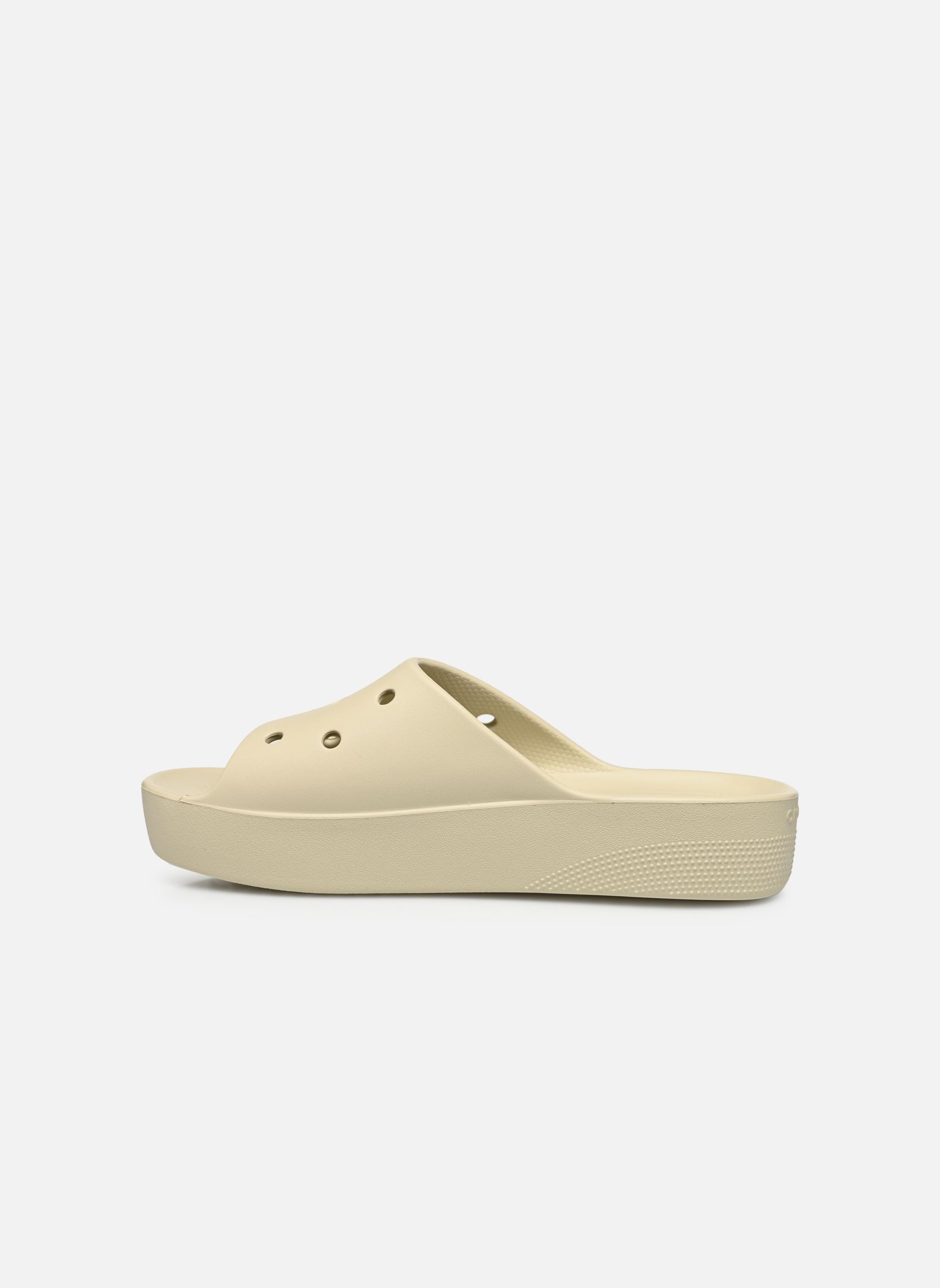 Mules Classic Platform Slide Bone femme beige Crocs Mules Classic Platform Slide Bone femme beige Bone