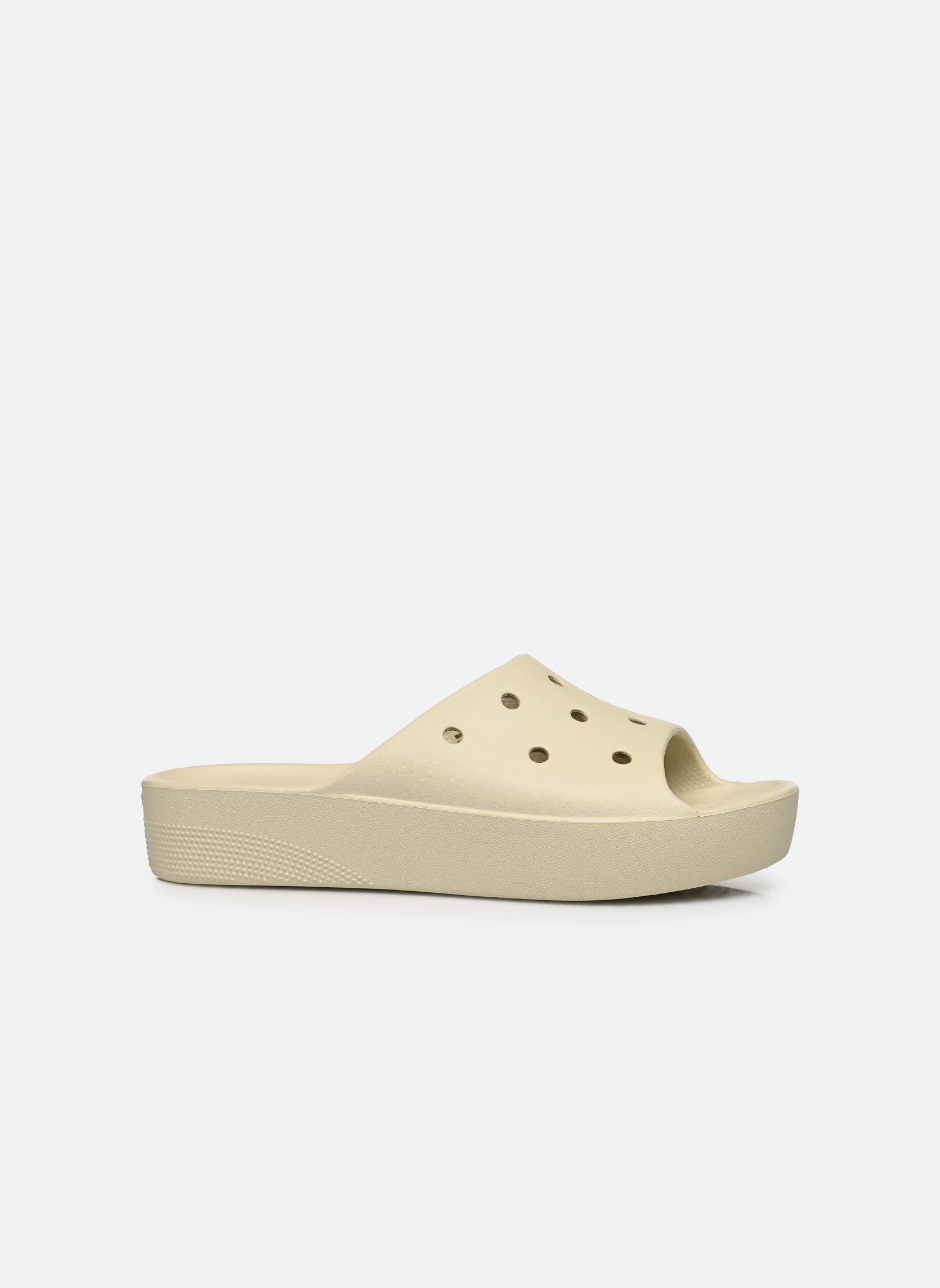 Mules Classic Platform Slide Bone femme beige Crocs Mules Classic Platform Slide Bone femme beige Bone
