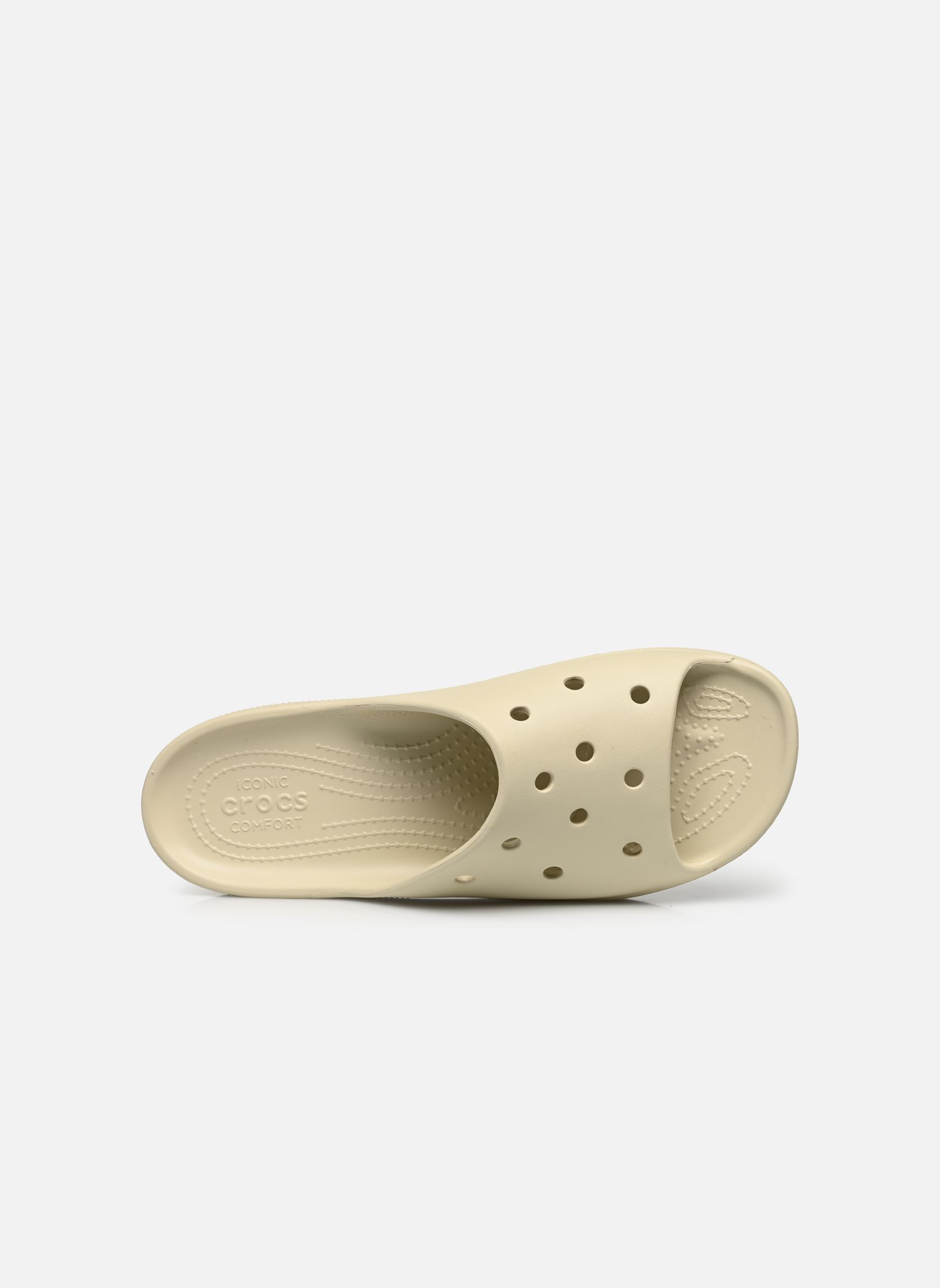 Mules Classic Platform Slide Bone femme beige Crocs Mules Classic Platform Slide Bone femme beige Bone