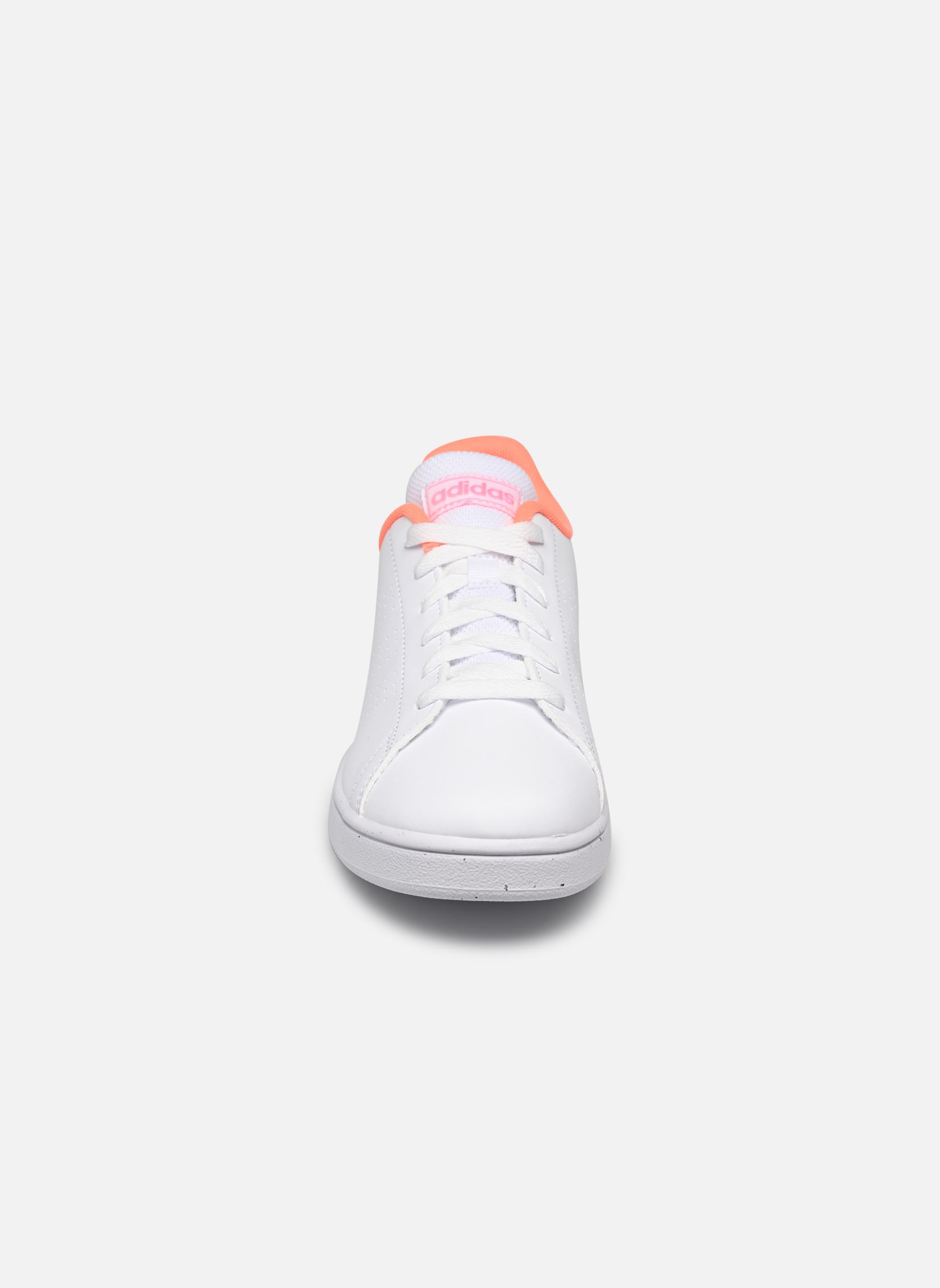 Niedrige Sneaker Advantage K mädchen weiß adidas sportswear Niedrige Sneaker Advantage K mädchen weiß FTWWHT/FTWWHT/SCRORA