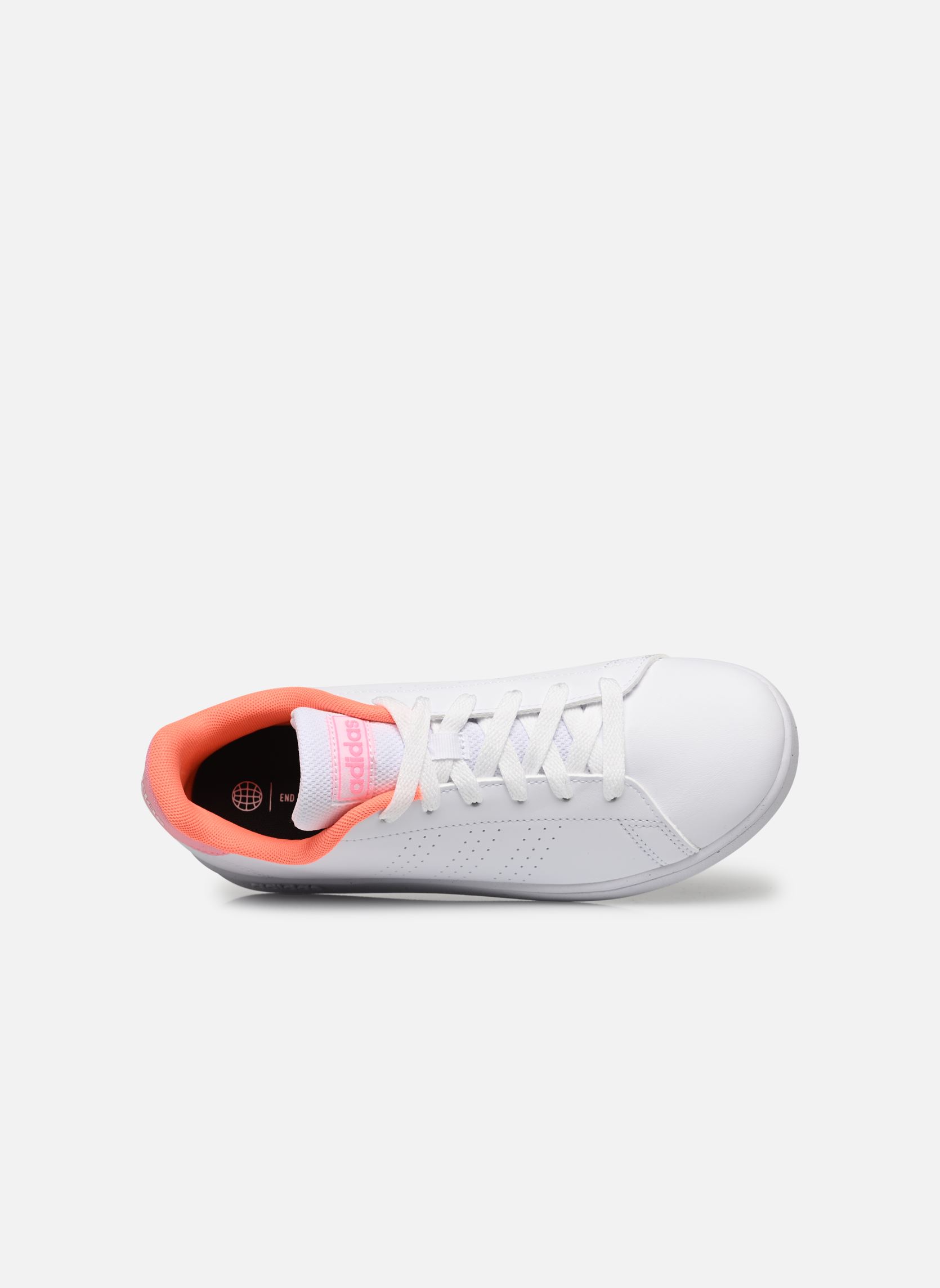 Niedrige Sneaker Advantage K mädchen weiß adidas sportswear Niedrige Sneaker Advantage K mädchen weiß FTWWHT/FTWWHT/SCRORA