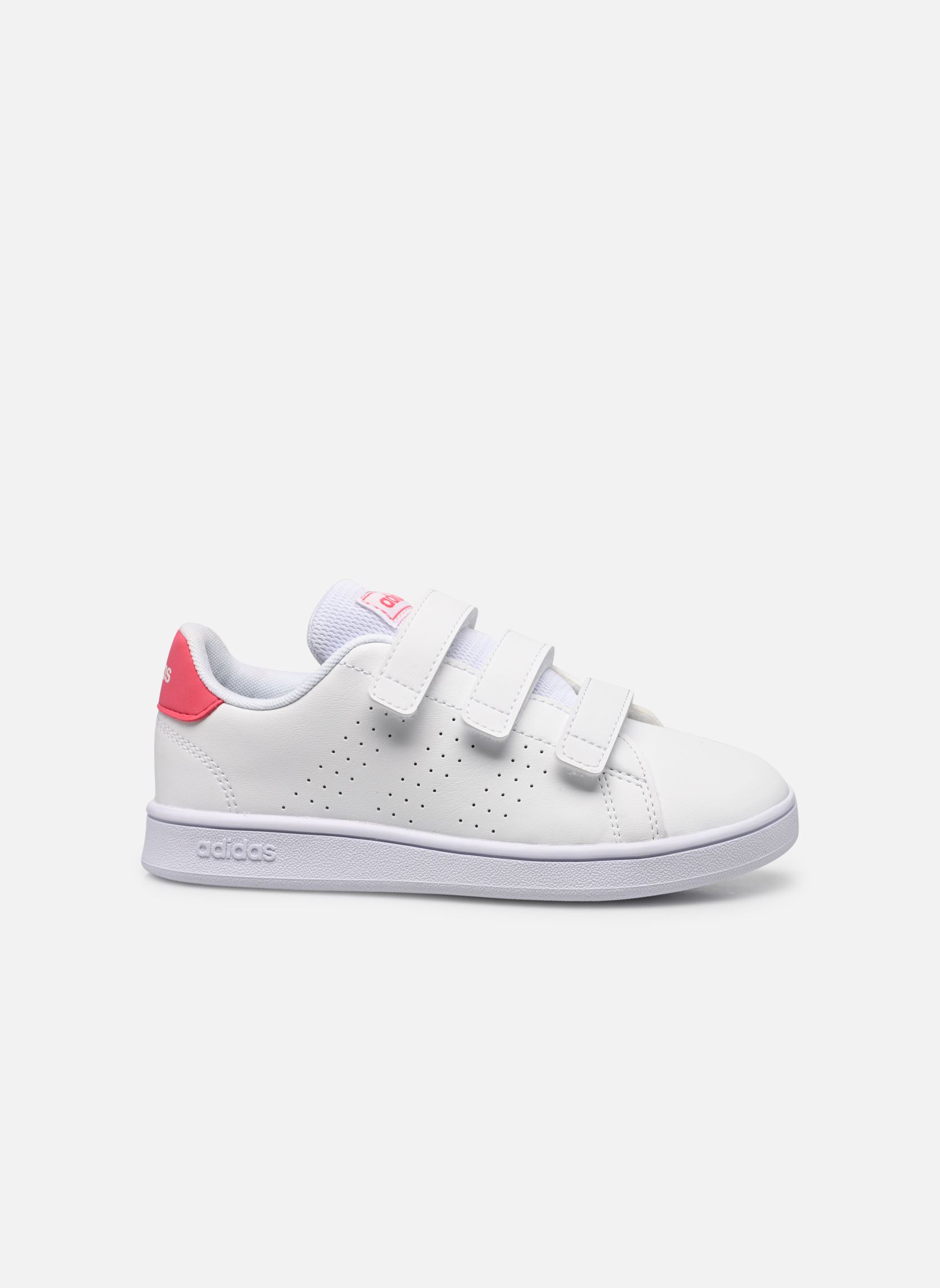 Baskets basses Advantage Cf C fille blanc adidas sportswear Baskets basses Advantage Cf C fille blanc FTWWHT/REAPNK/CBLACK
